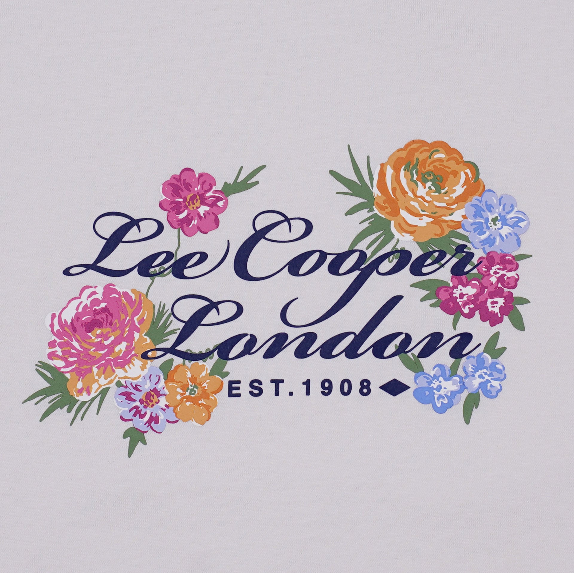 Lee Cooper T-Shirt Floral Women Tofu