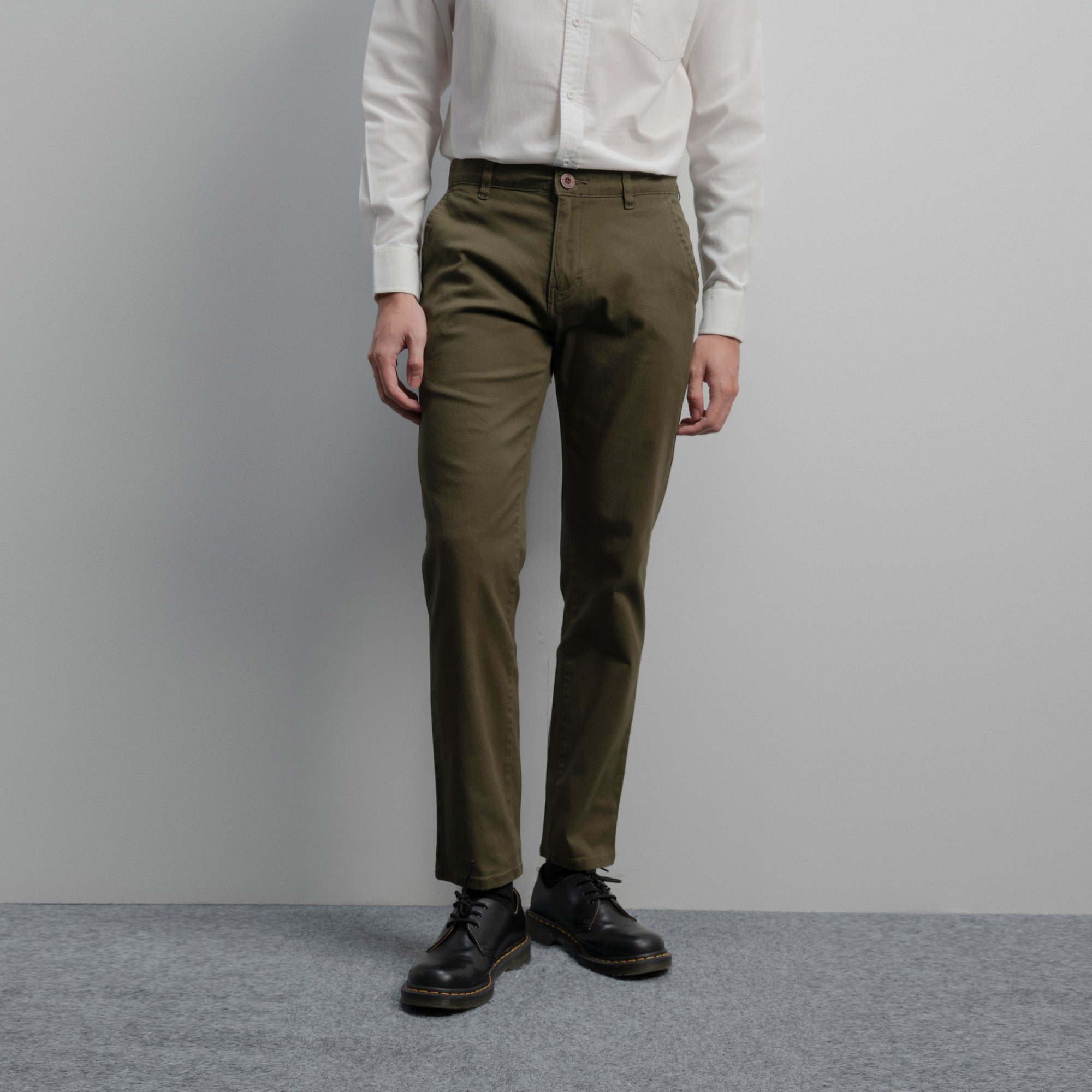 Lee Cooper Long Chino Logan Olive