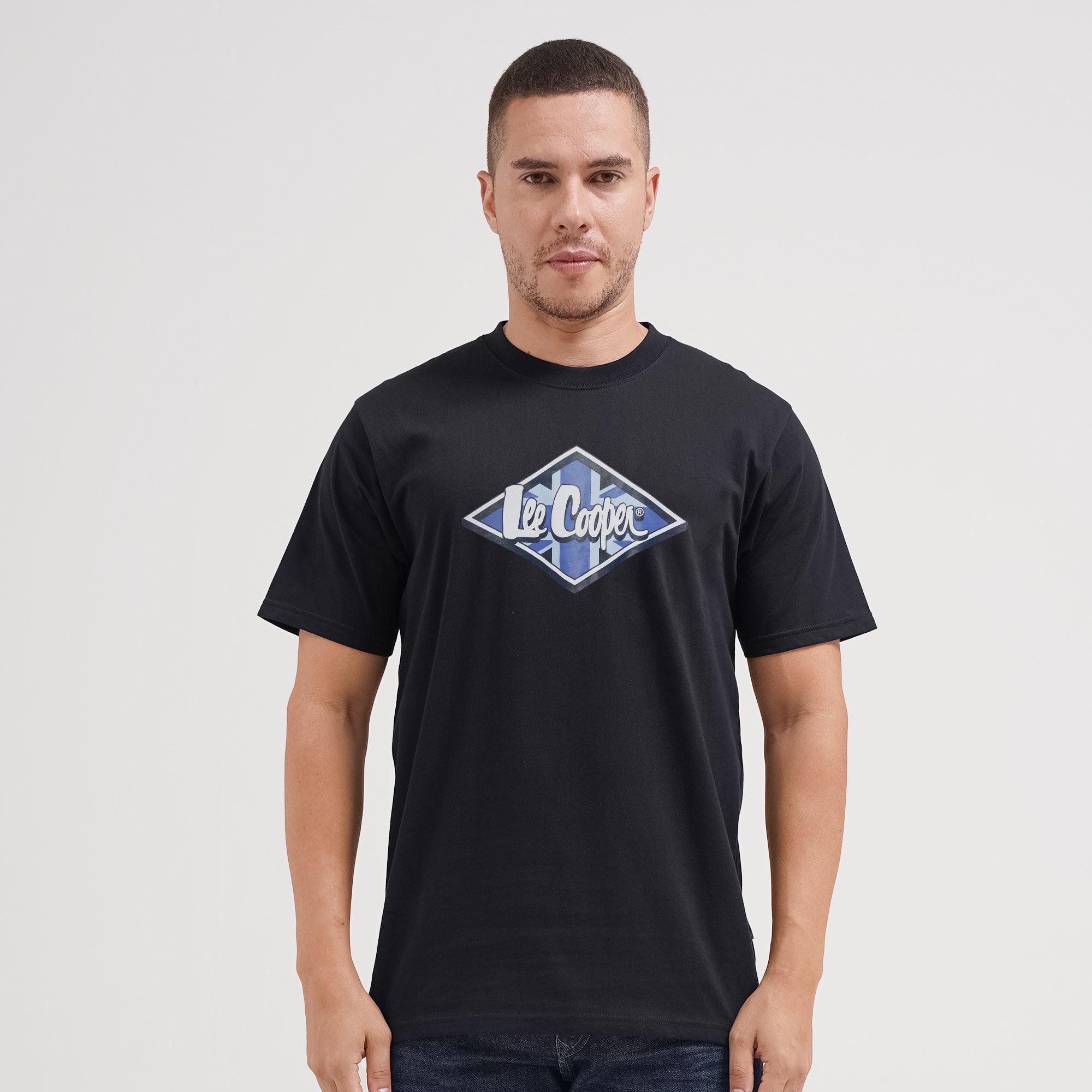 Lee Cooper T-Shirt Denim Goods Union Black