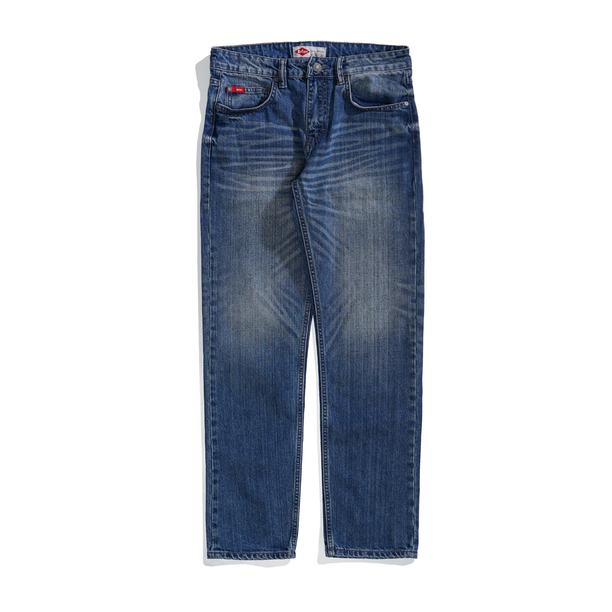 Lee Cooper Straight Fit Jeans Harry Worn Medium Blue Wallace