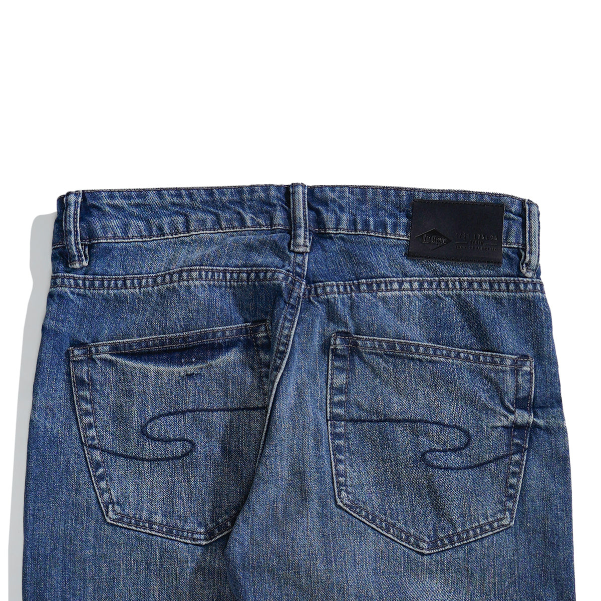 Lee Cooper Straight Fit Jeans Harry Worn Medium Blue Wallace