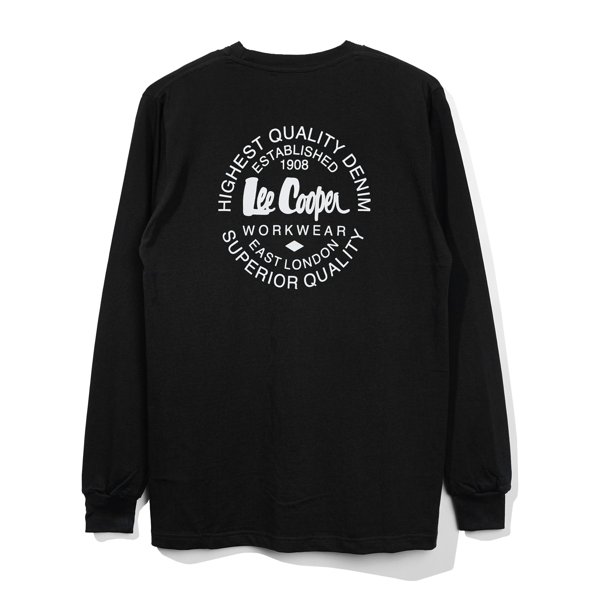 Lee Cooper Long Sleeve Workwear Rounded Black