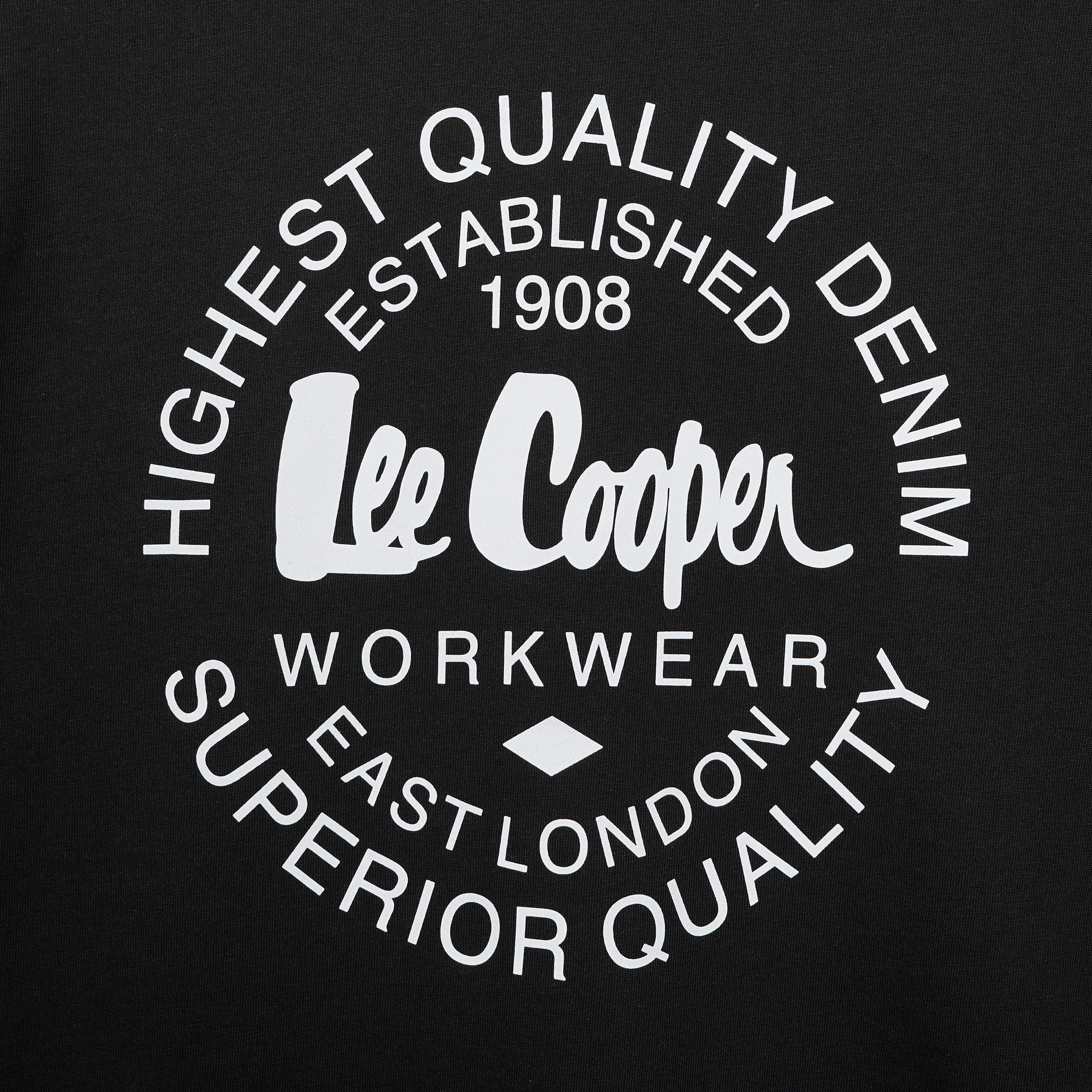 Lee Cooper Long Sleeve Workwear Rounded Black