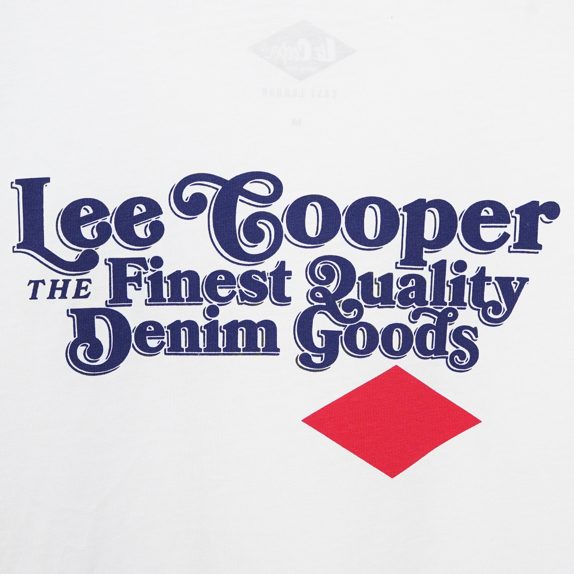 Lee Cooper Long Sleeve Denim Good Script White