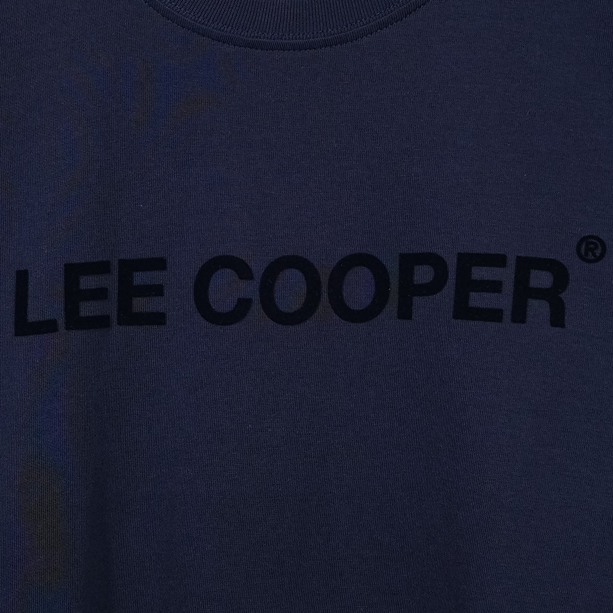 Lee Cooper T-Shirt Sans Serif Typo Navy