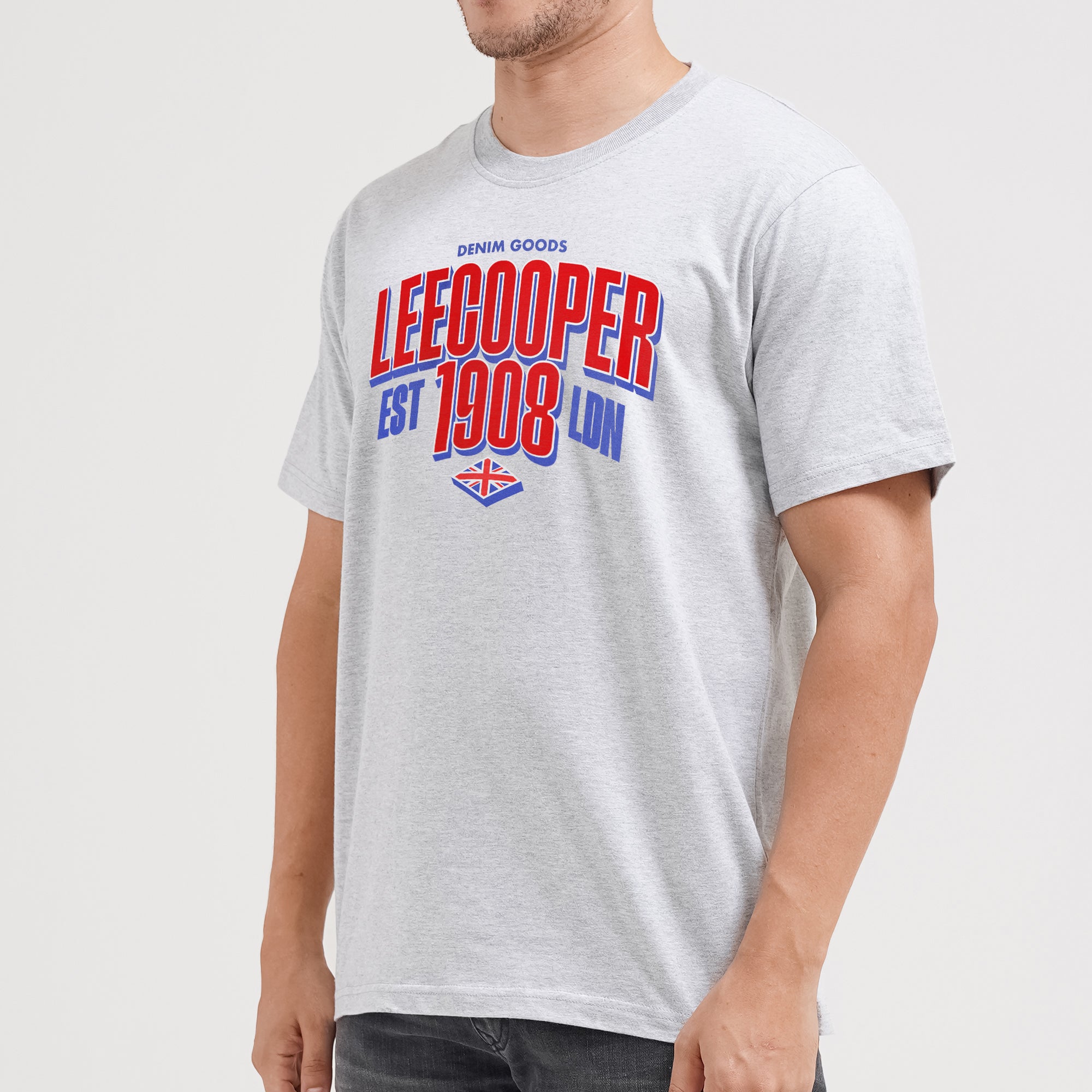 Lee Cooper T-Shirt LC College Union Misty 71