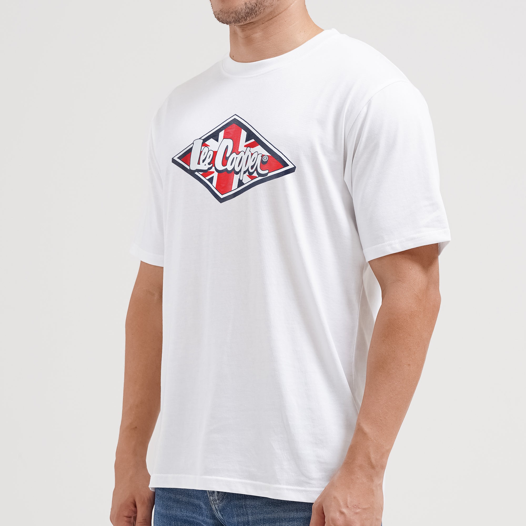 Lee Cooper T-Shirt Diamond Union White