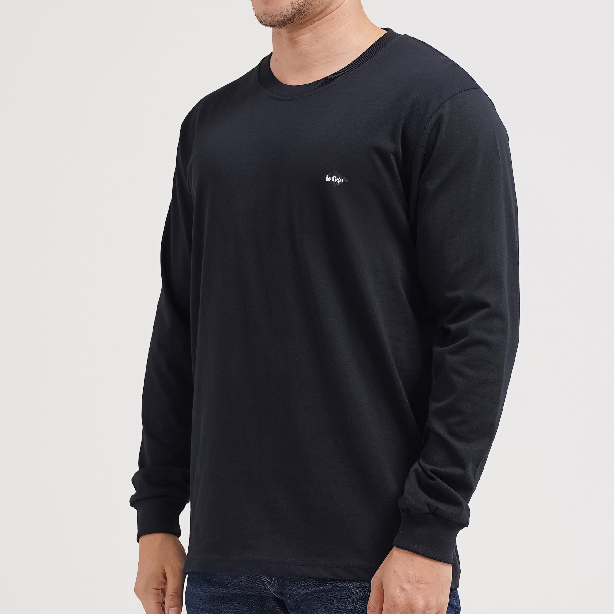 Lee Cooper Long Sleeve Workwear Rounded Black