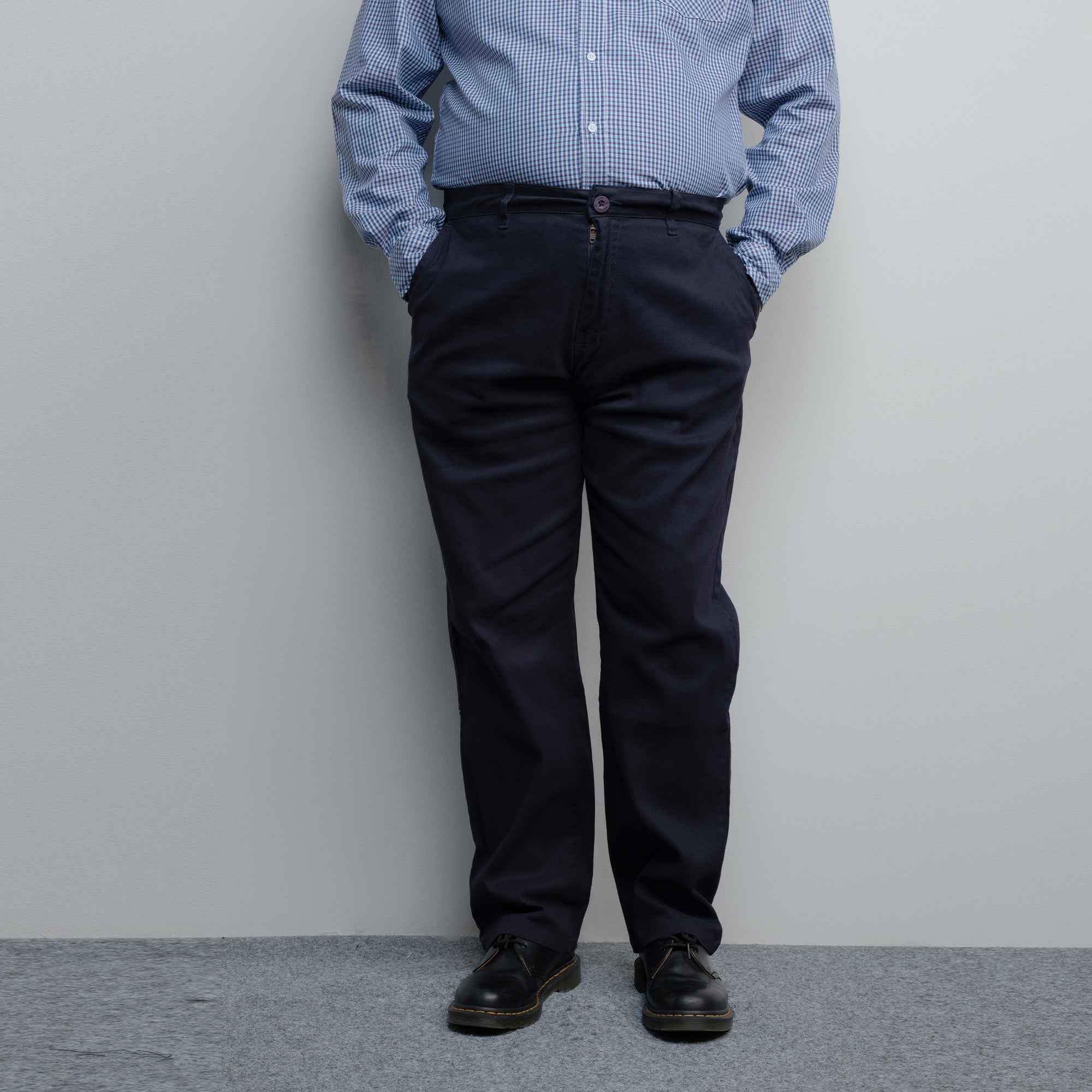 Lee Cooper Slim Fit Long Chino Logan Blue
