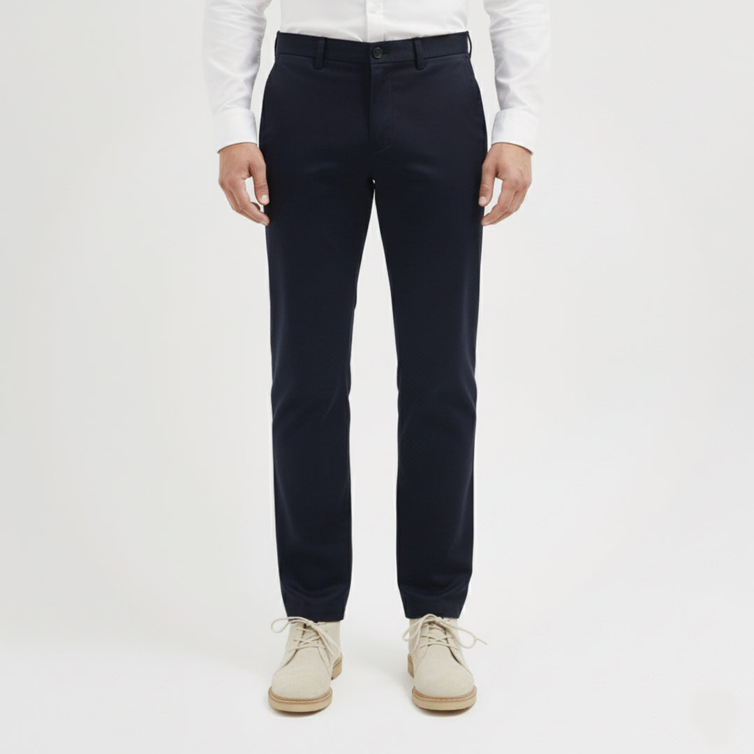 Lee Cooper Slim Fit Long Chino Abe Dark Blue