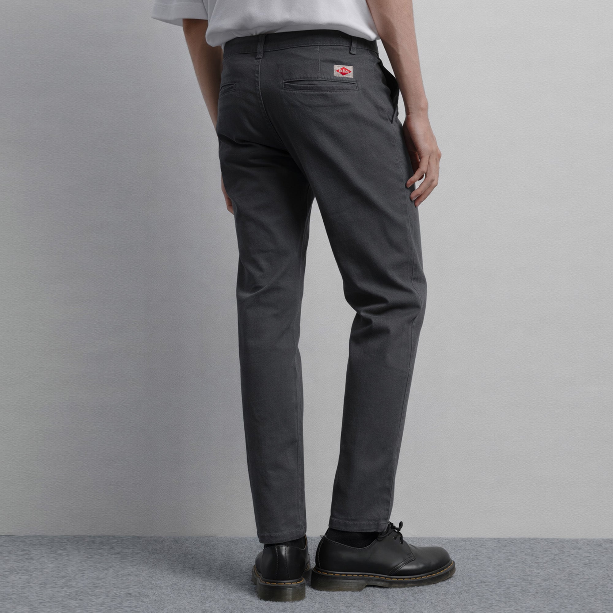 Lee Cooper Long Chino Logan Grey