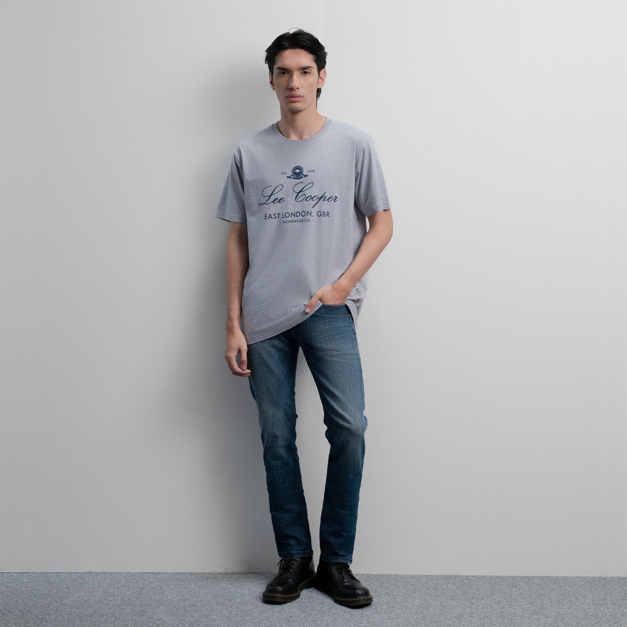 Lee Cooper T-Shirt London Crest Misty 71