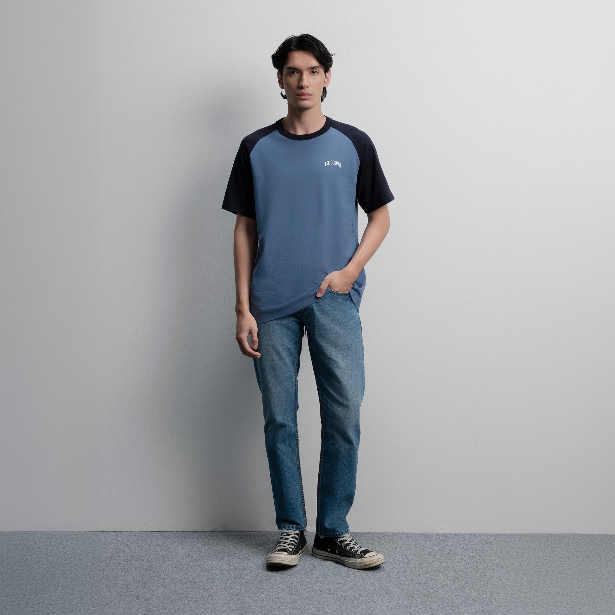 Lee Cooper T-Shirt College Team Steel Blue