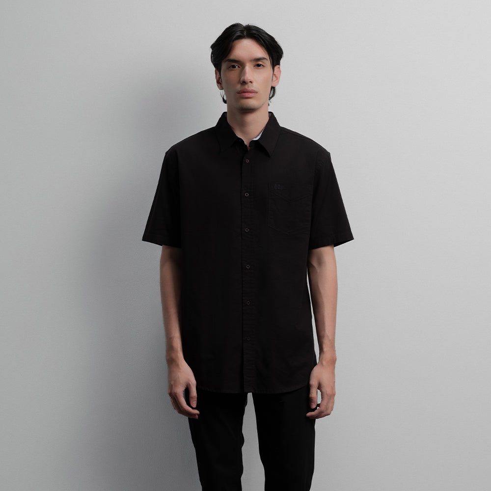 Lee Cooper Short Shirt Marlow Black