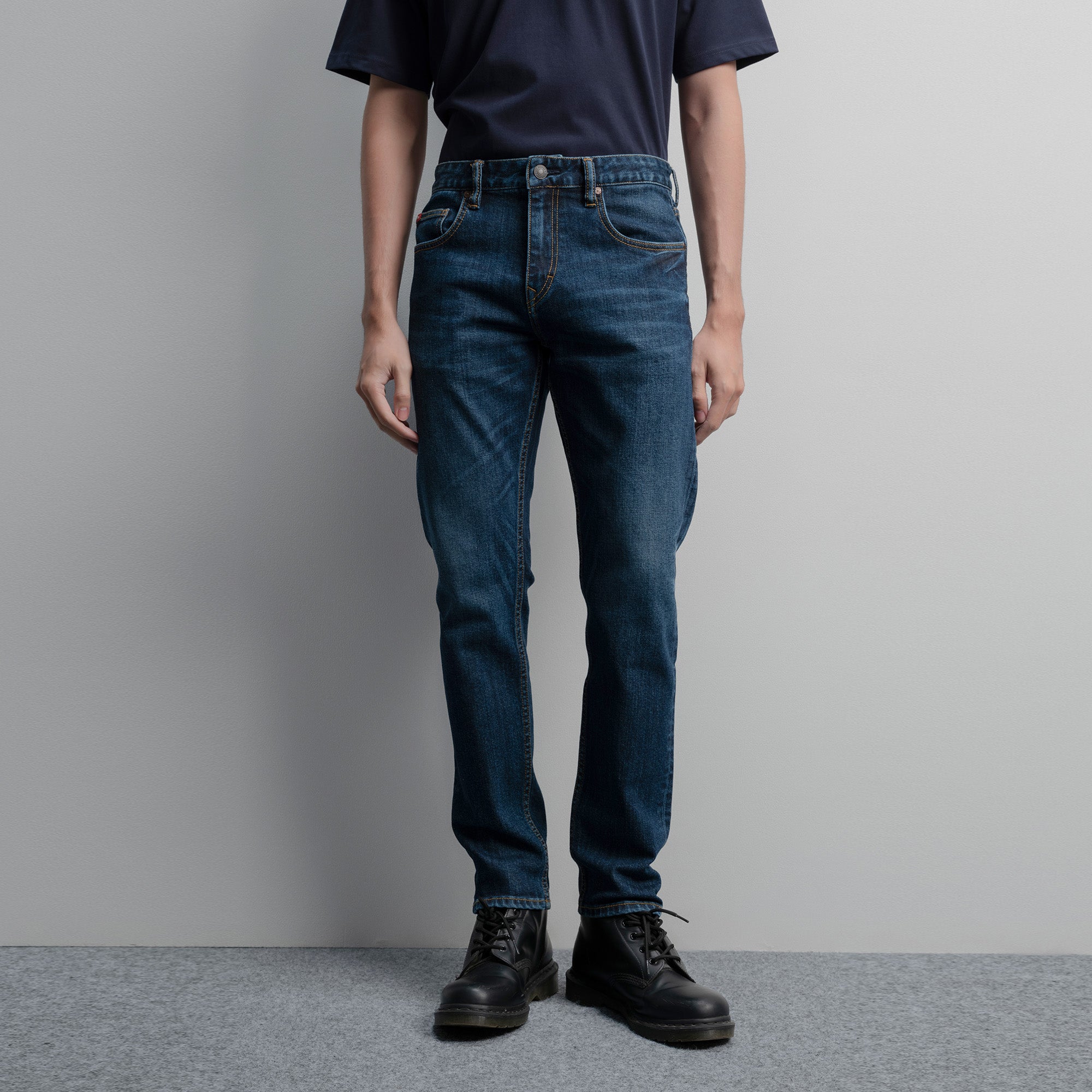 Lee Cooper Jeans Arthur Worn Dark Blue Viker