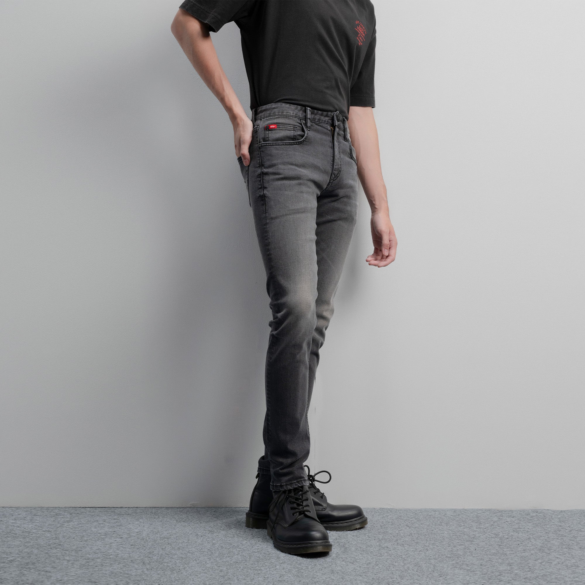Lee Cooper Jeans Norris BZ Worn Dark Black Gail