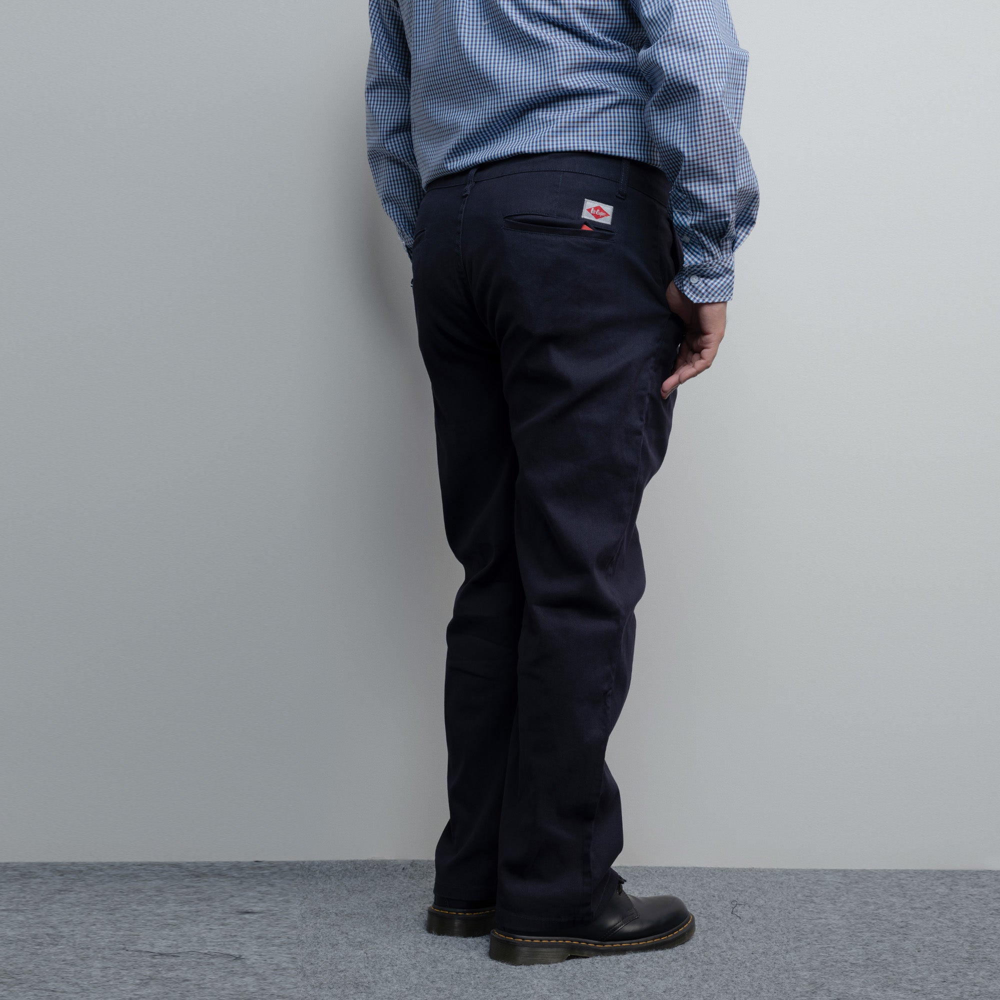 Lee Cooper Slim Fit Long Chino Logan Blue