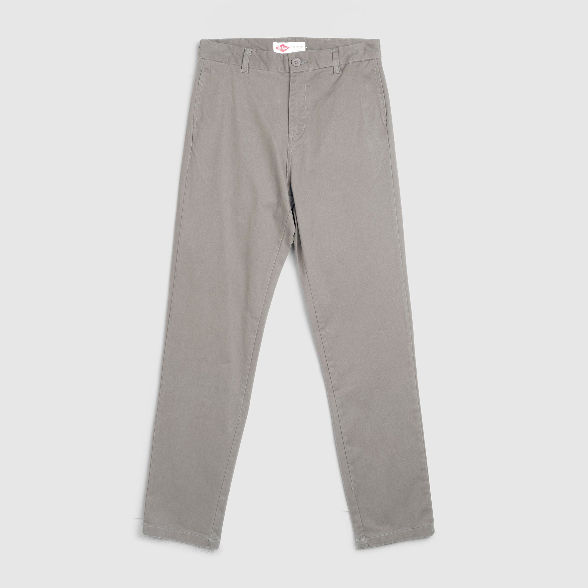 Lee Cooper Slim Fit Long Chino Abe Medium Grey