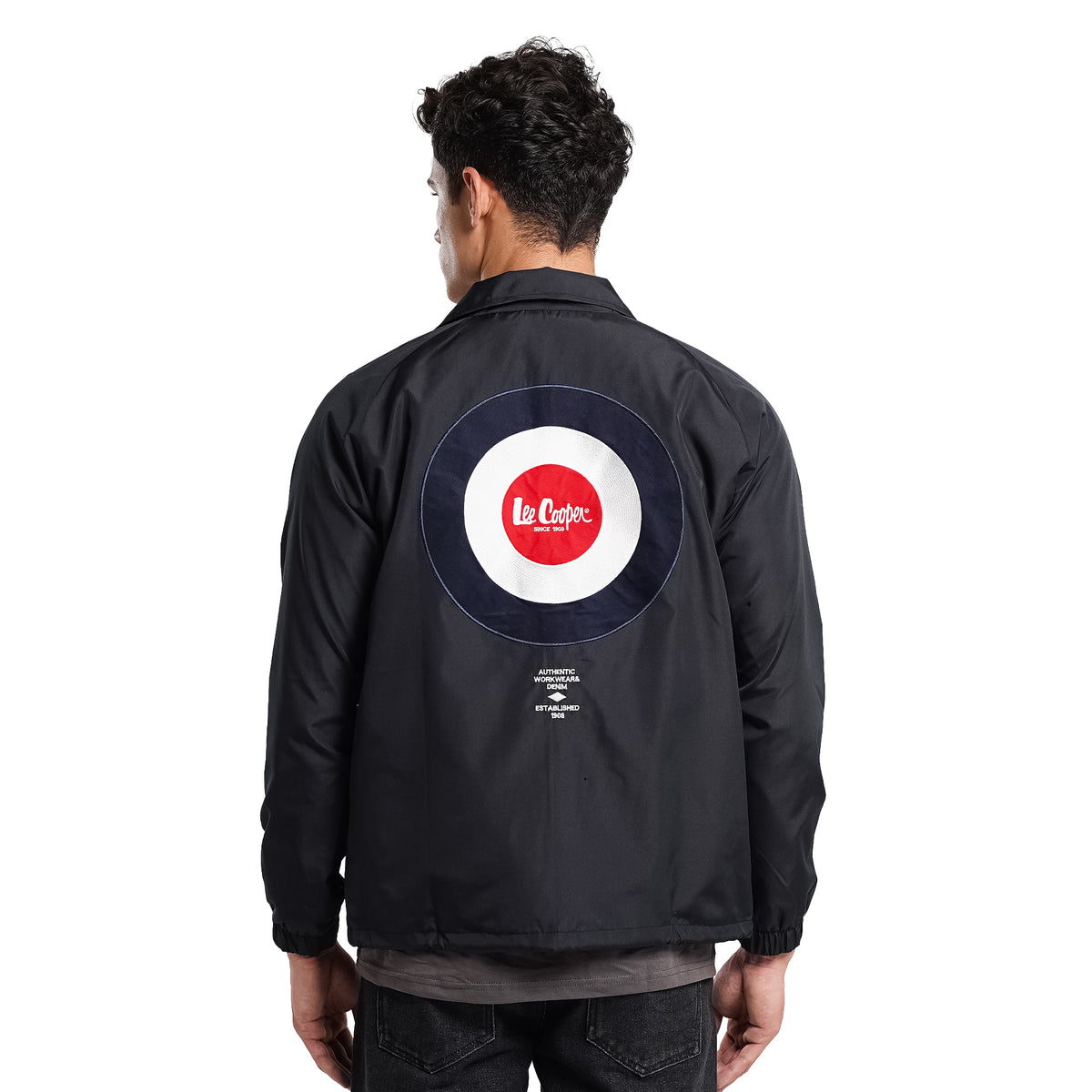 Lee Cooper Jacket Coach Mods Black