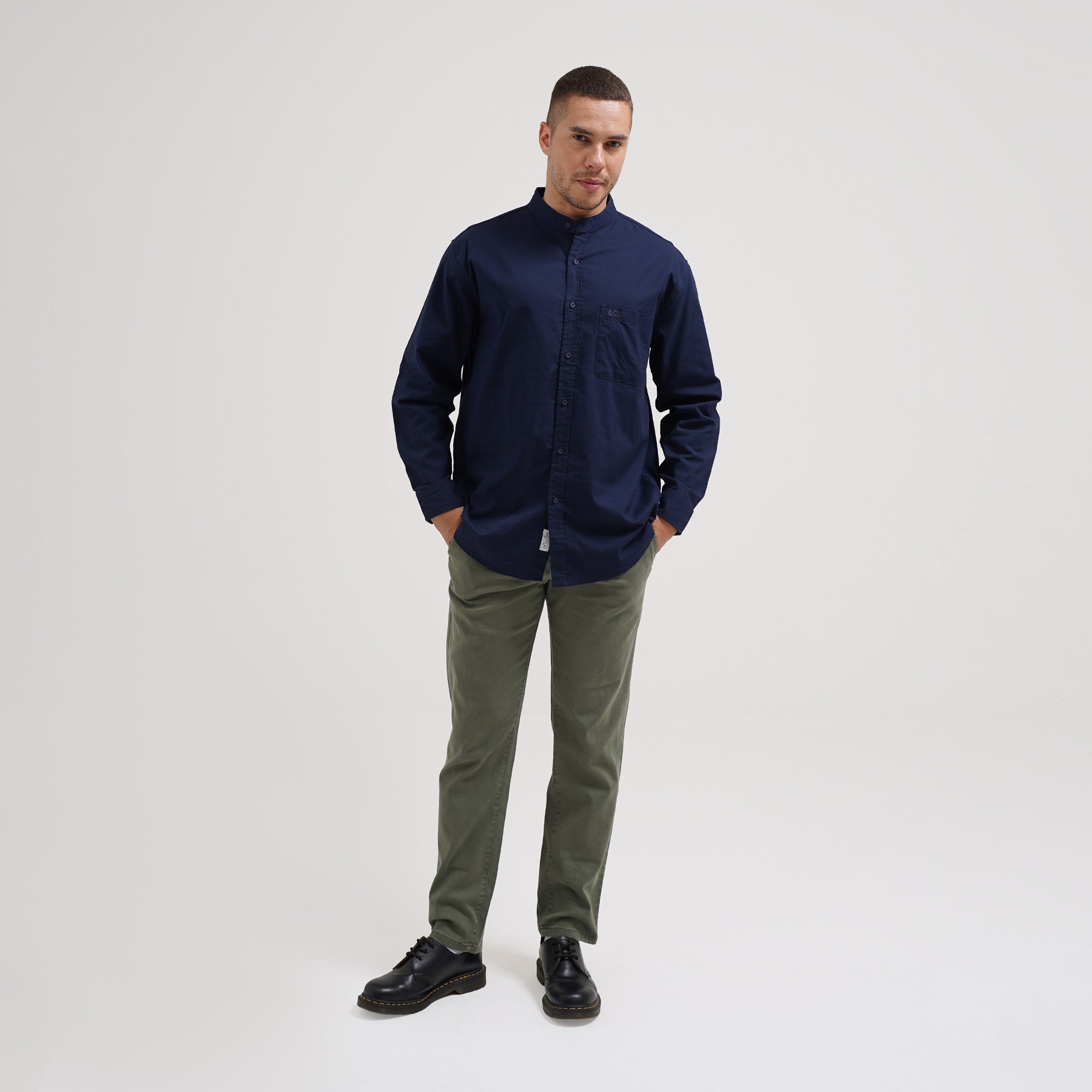 Lee Cooper Slim Fit Long Chino Philips FLC Olive