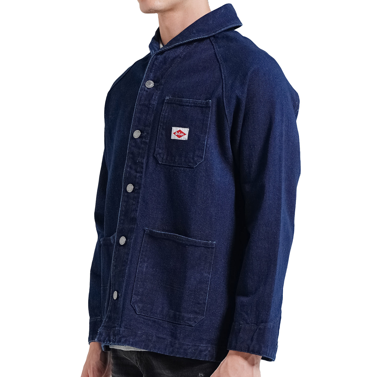 Lee Cooper Long Jacket Knox Rinse Blue