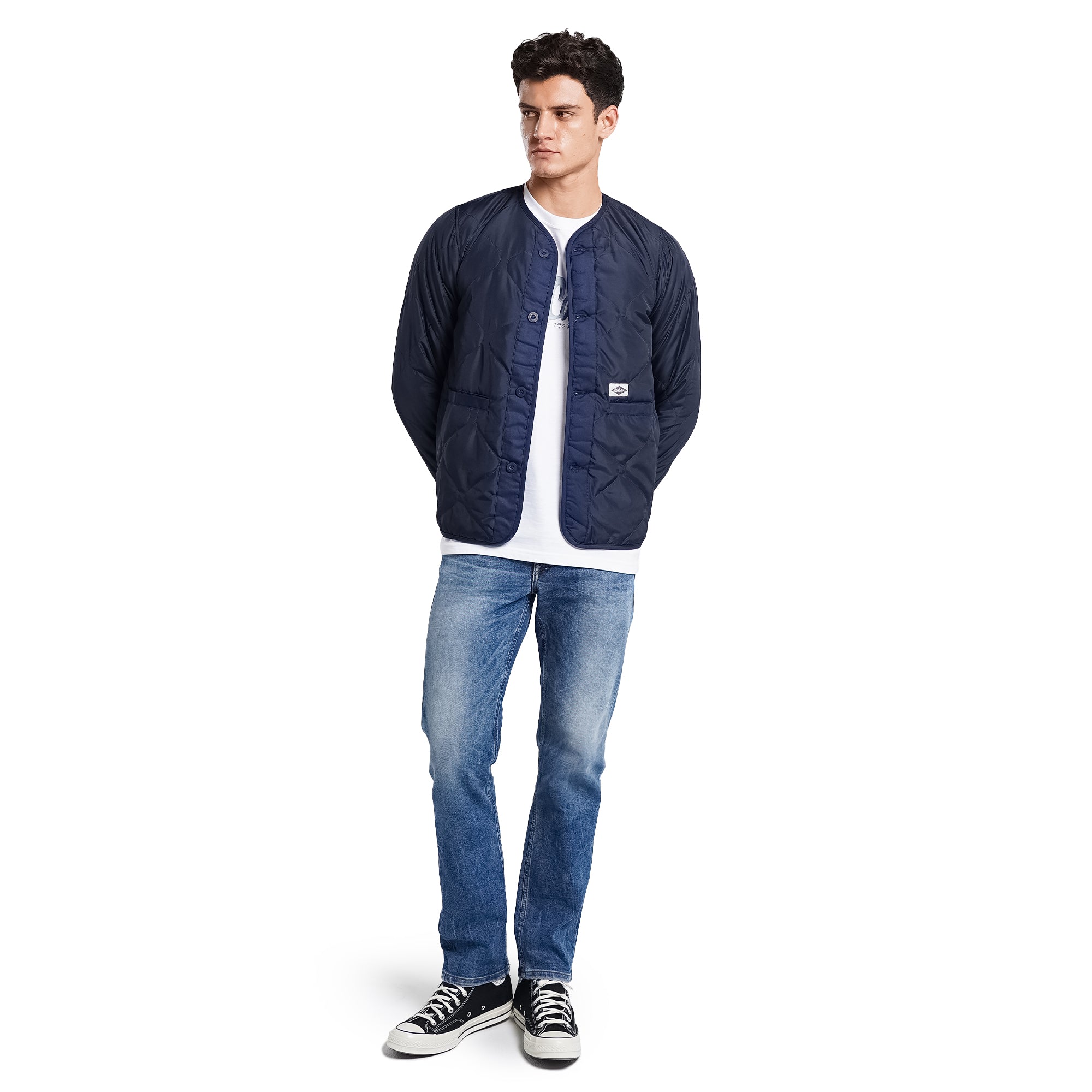 Lee Cooper Long Jacket Linner Navy