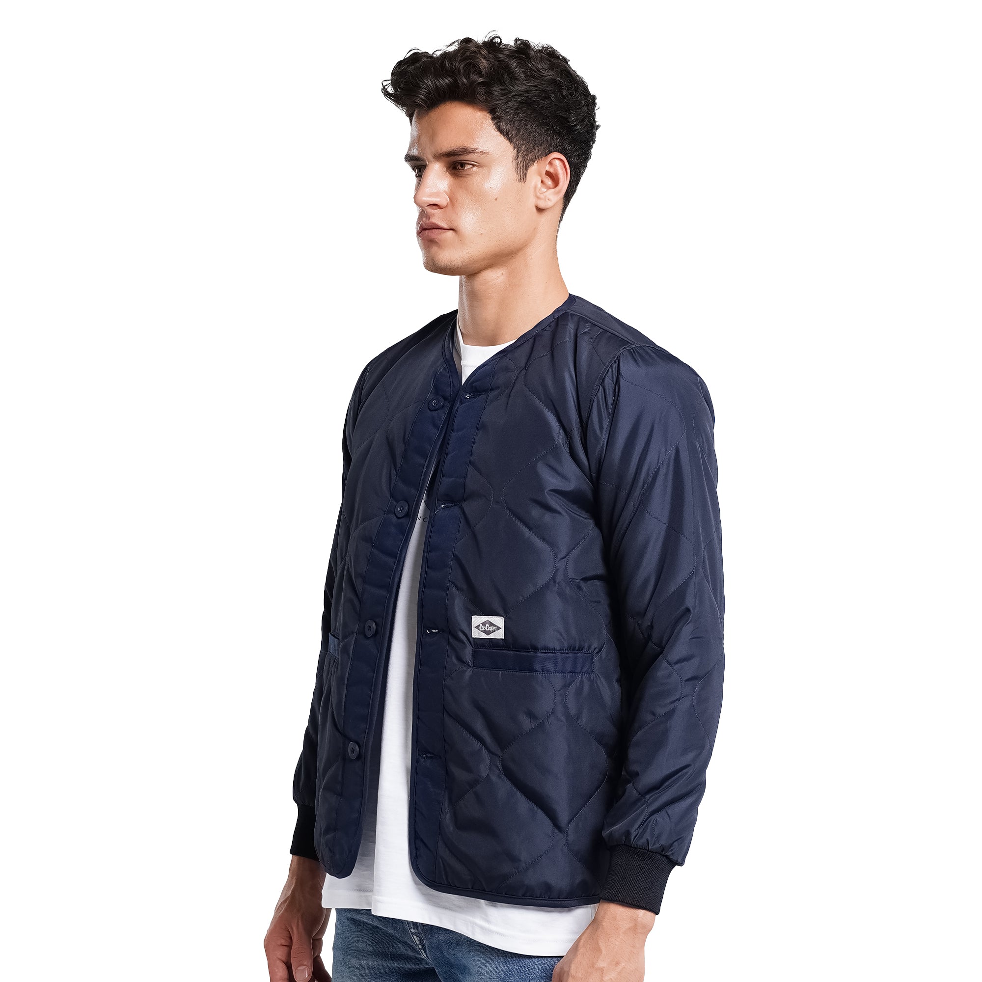 Lee Cooper Long Jacket Linner Navy