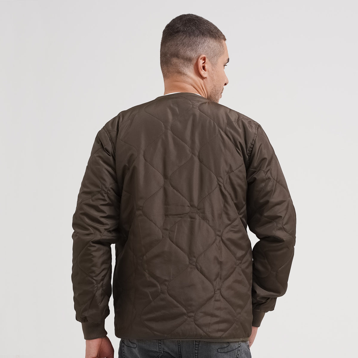 Lee Cooper Long Jacket Linner Olive