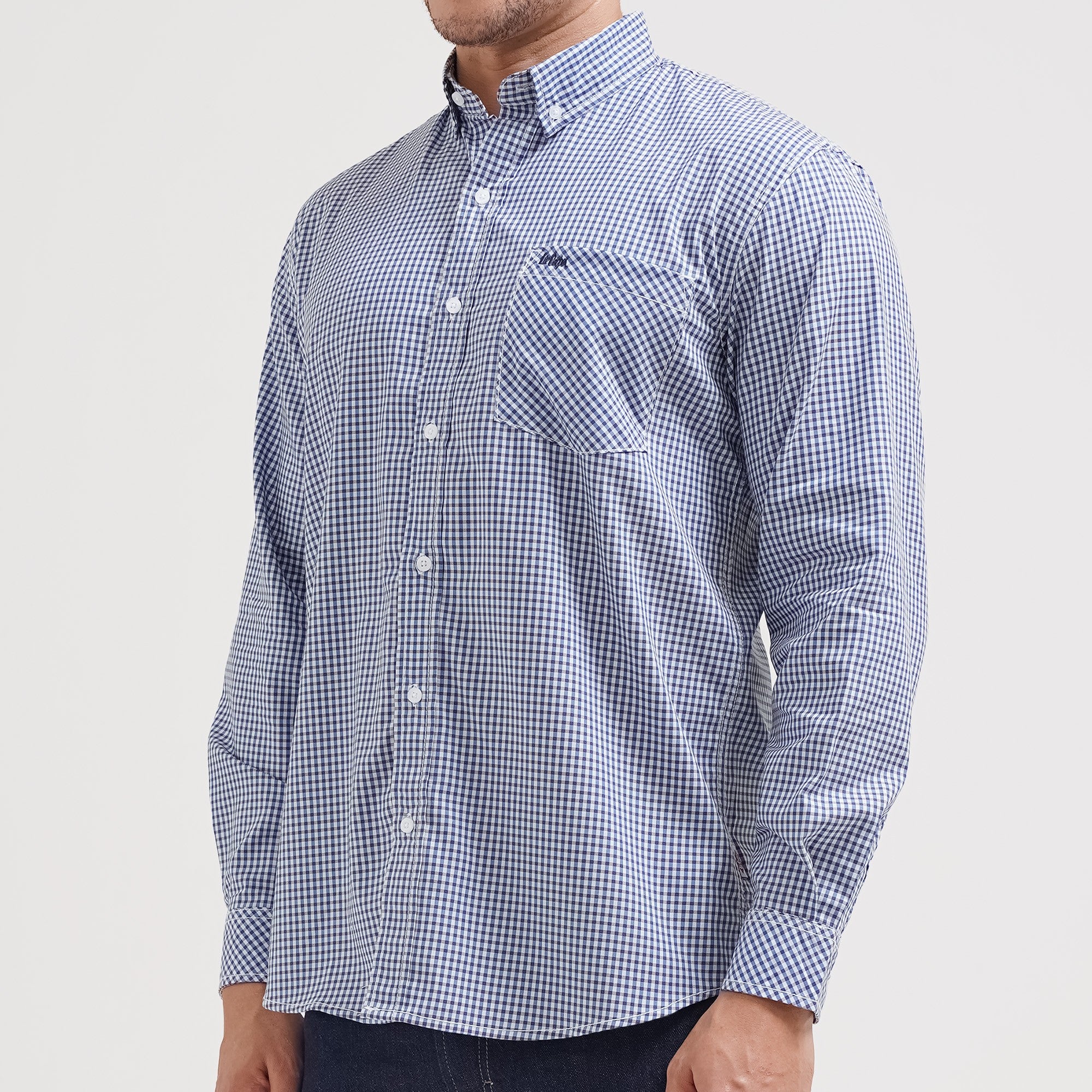 Lee Cooper Long Shirt Kenny Light Blue