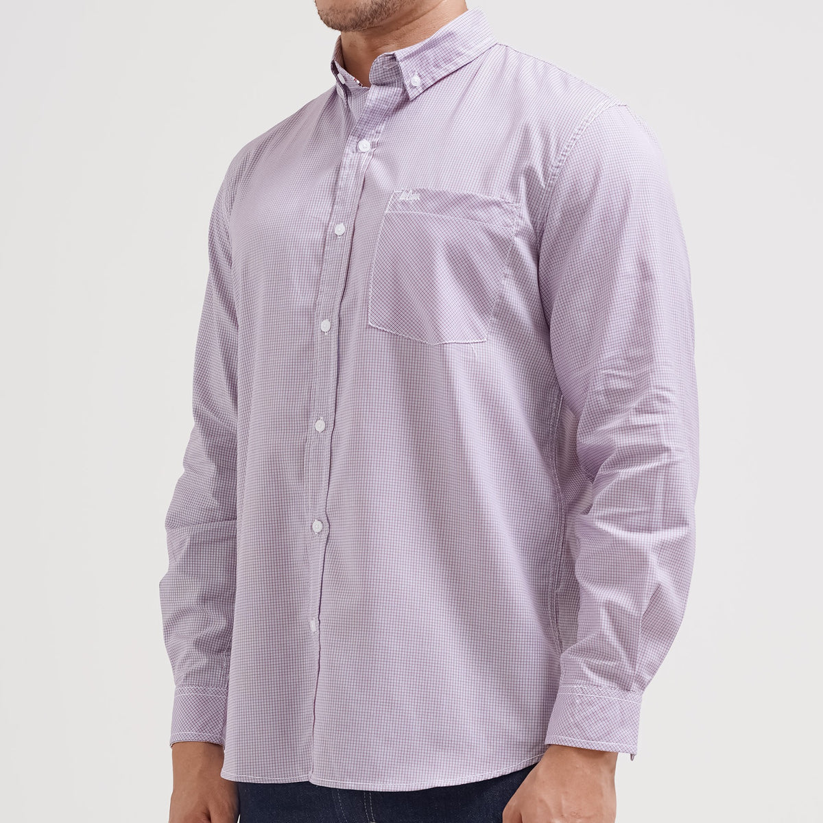 Lee Cooper Long Shirt Kenny Red Blue