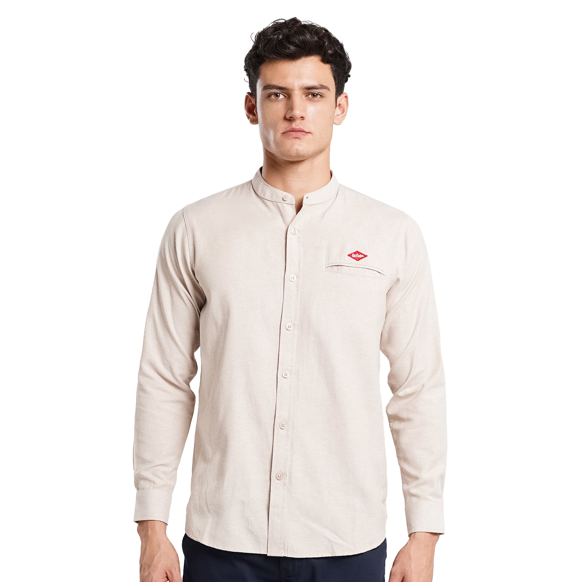 Lee Cooper Long Shirt Koko Leighton Khaki