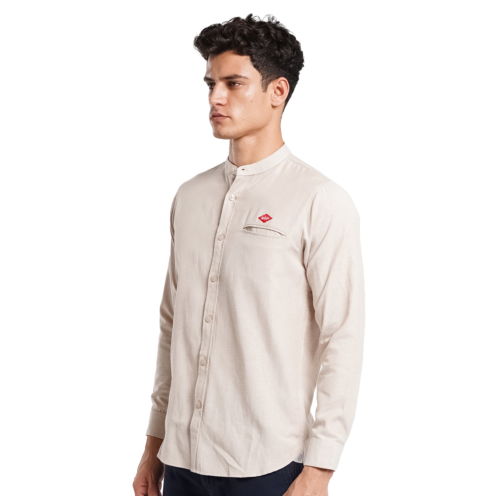 Lee Cooper Long Shirt Koko Leighton Khaki