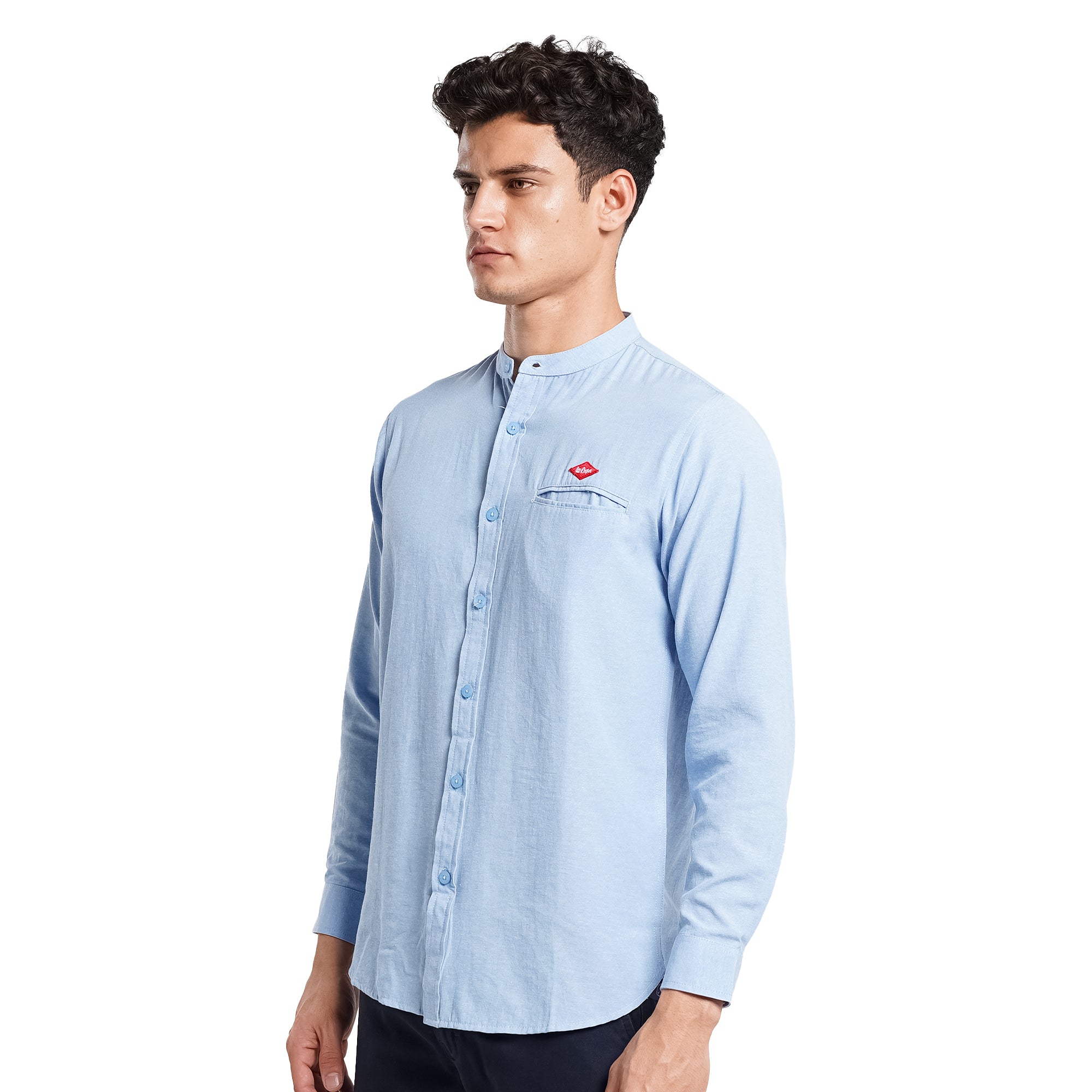 Lee Cooper Long Shirt Koko Leighton Light Blue