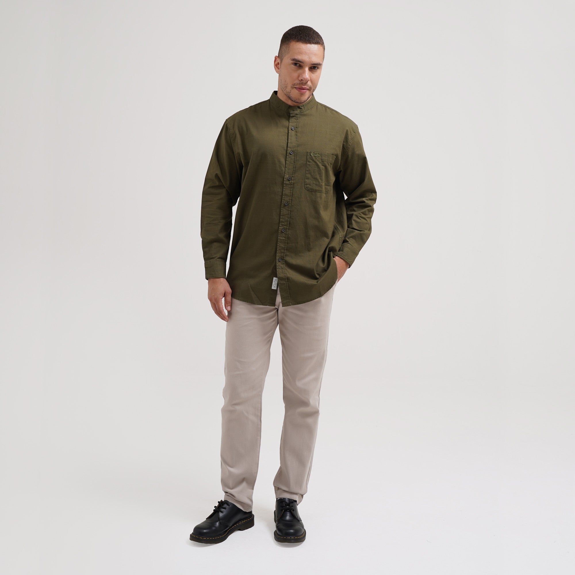 Lee Cooper Long Shirt Koko Pelham Green