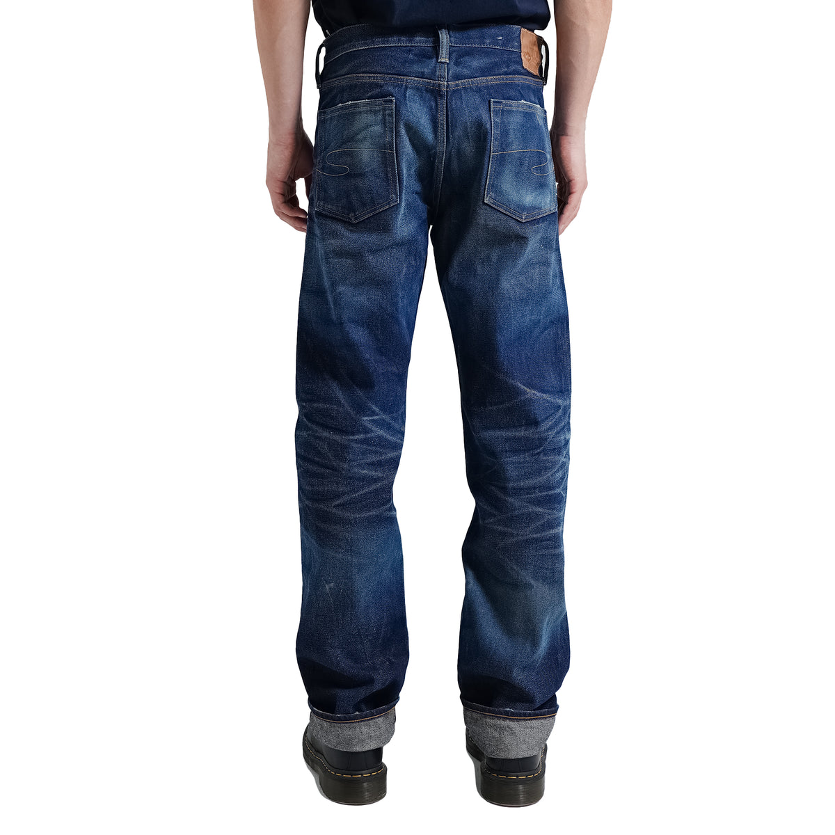 Lee Cooper Selvedge NON-RAW Harry Repaired Dark Blue 38