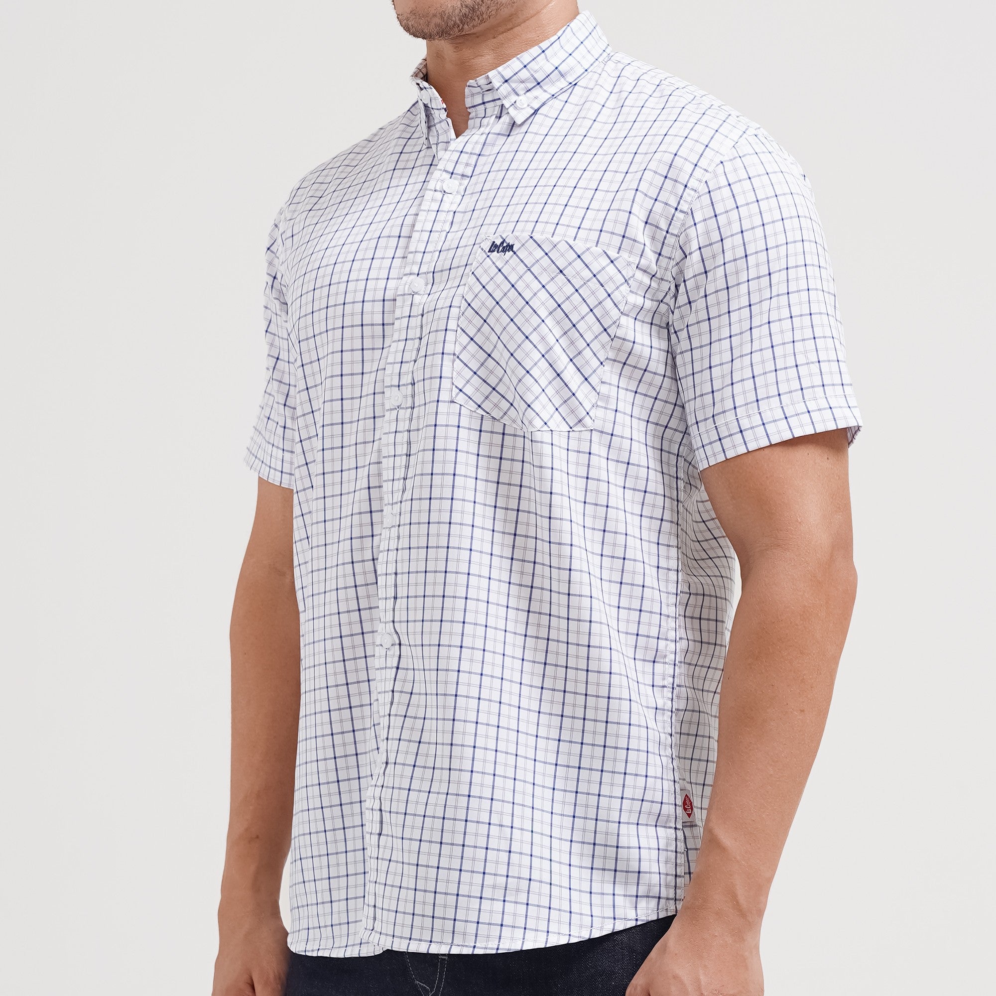 Lee Cooper Short Shirt Rudd Blue Pink