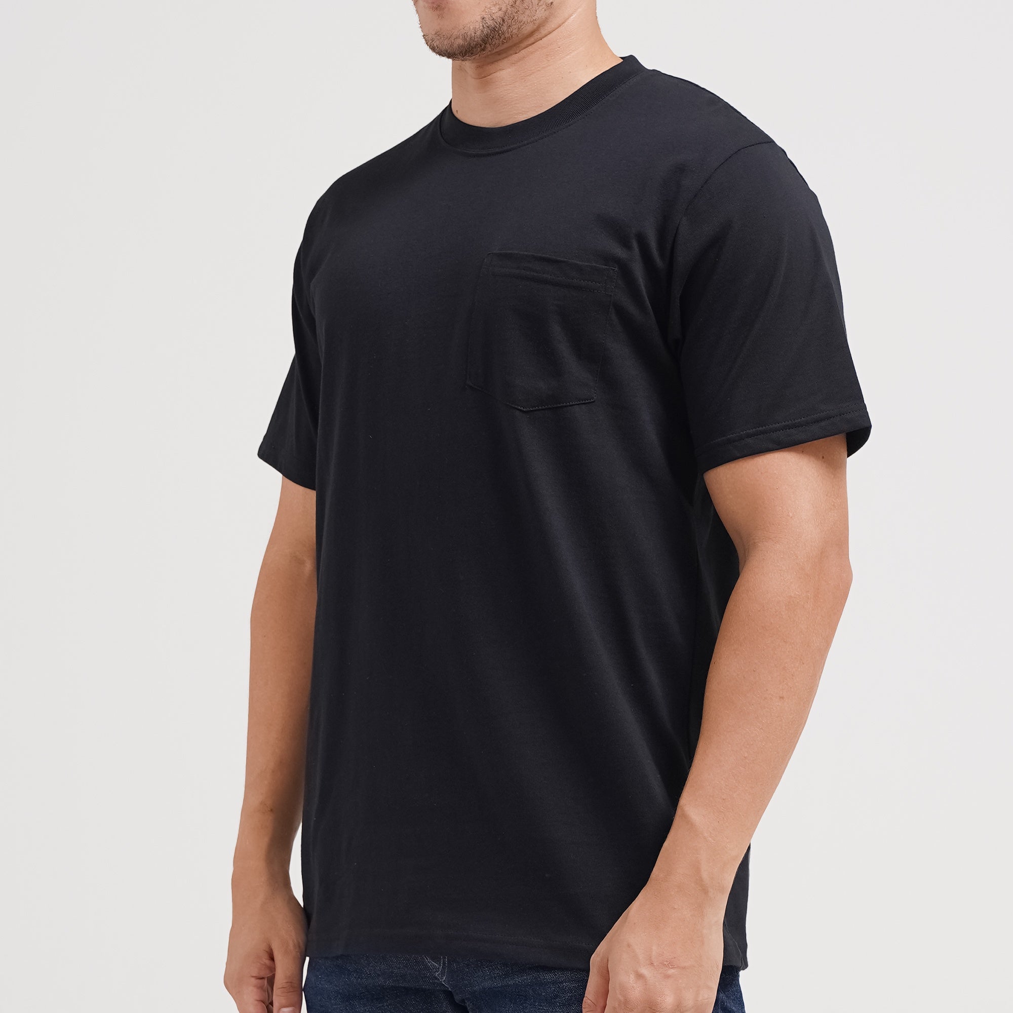 Lee Cooper T-Shirt Authentic Workwear Pocket Black