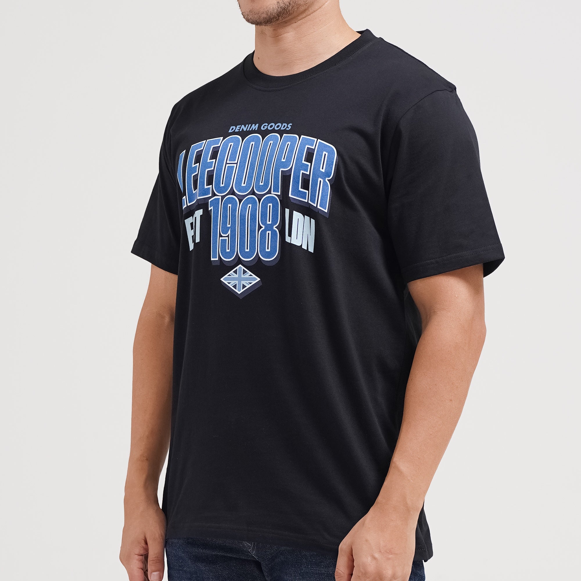 Lee Cooper T-Shirt LC College Black