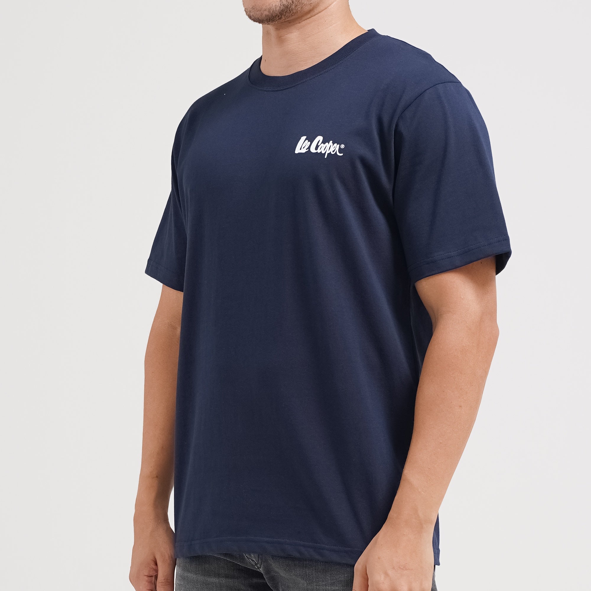 Lee Cooper T-shirt Logotype Navy TS03