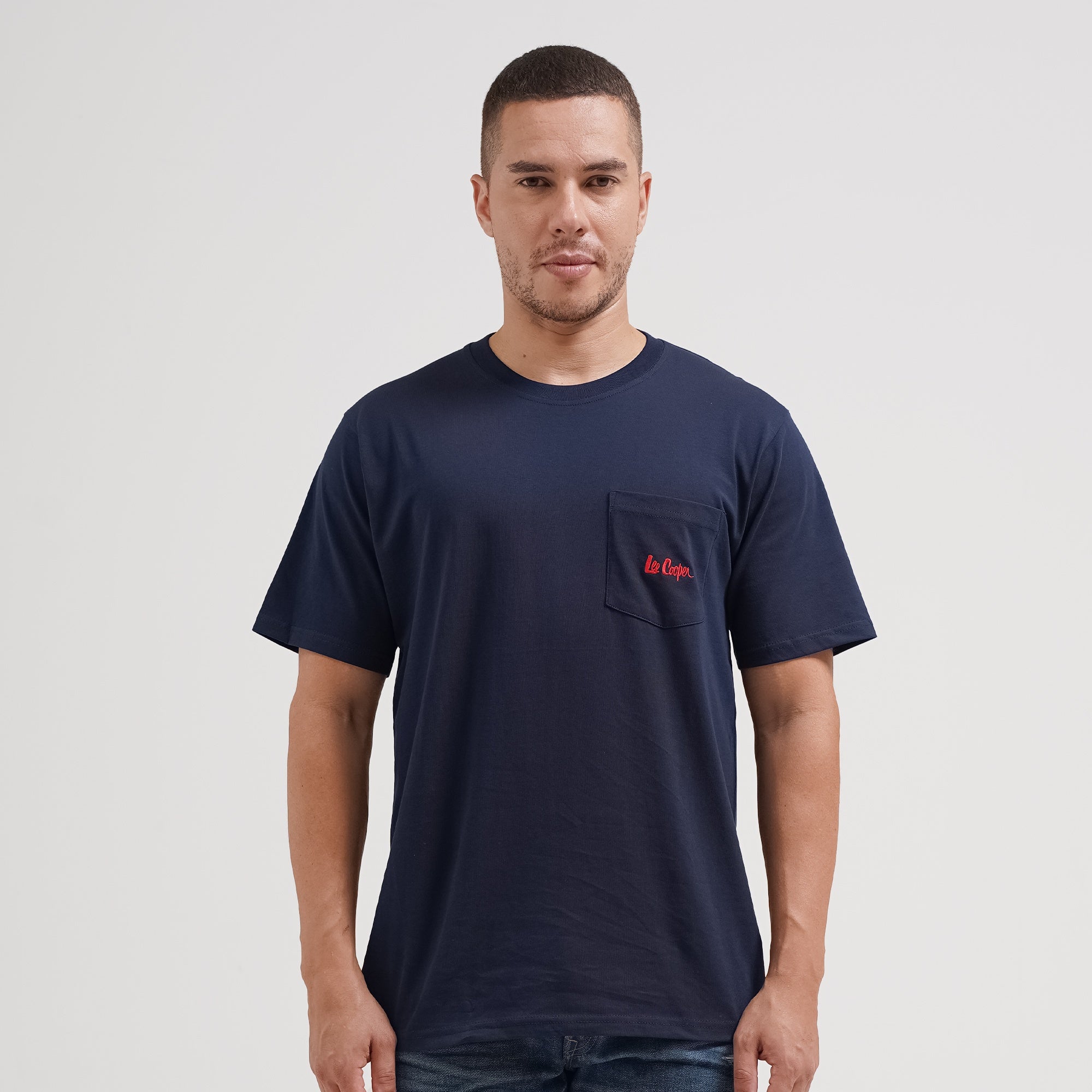 Lee Cooper T-Shirt Pocket Logotype Navy