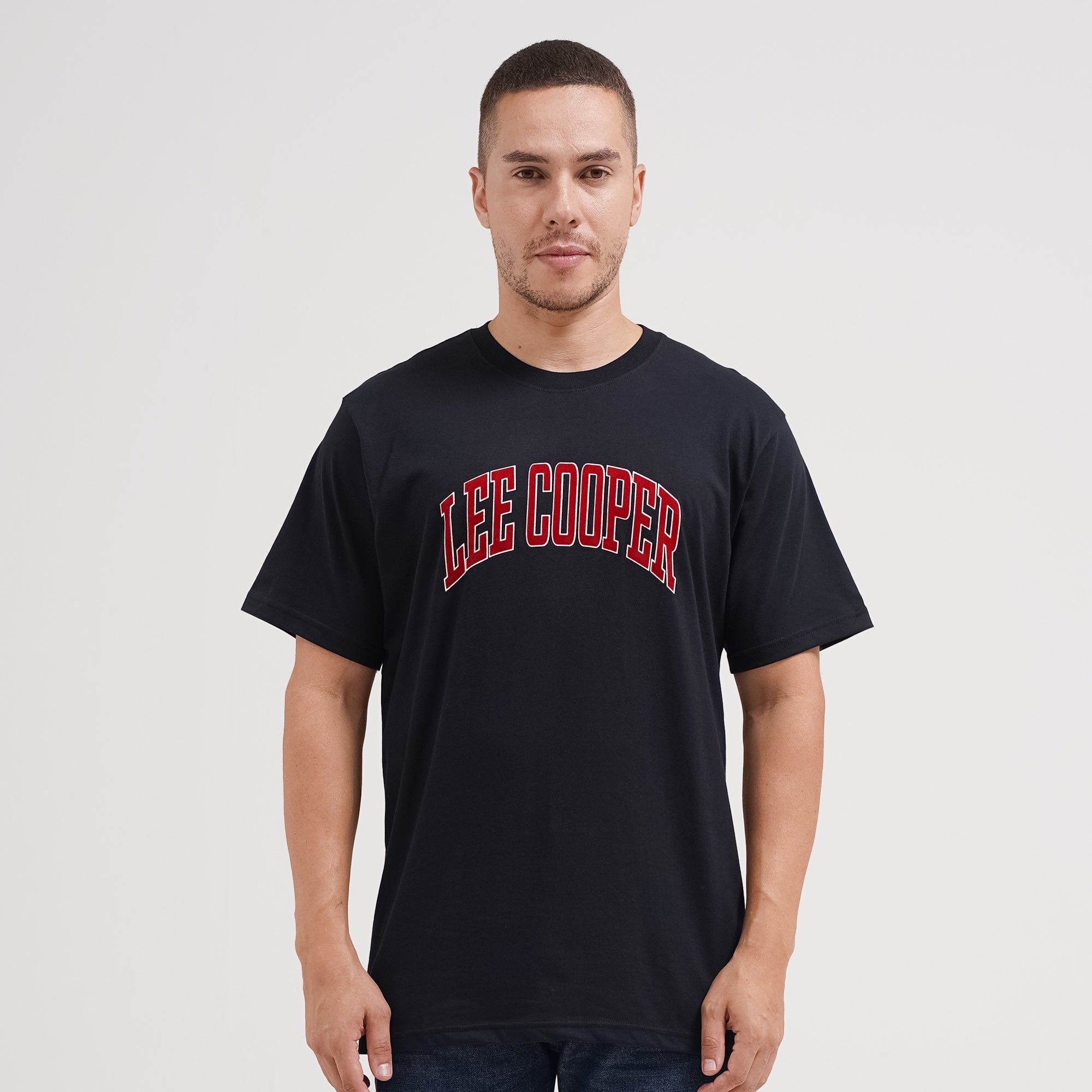 Lee Cooper T-Shirt Varsity Black