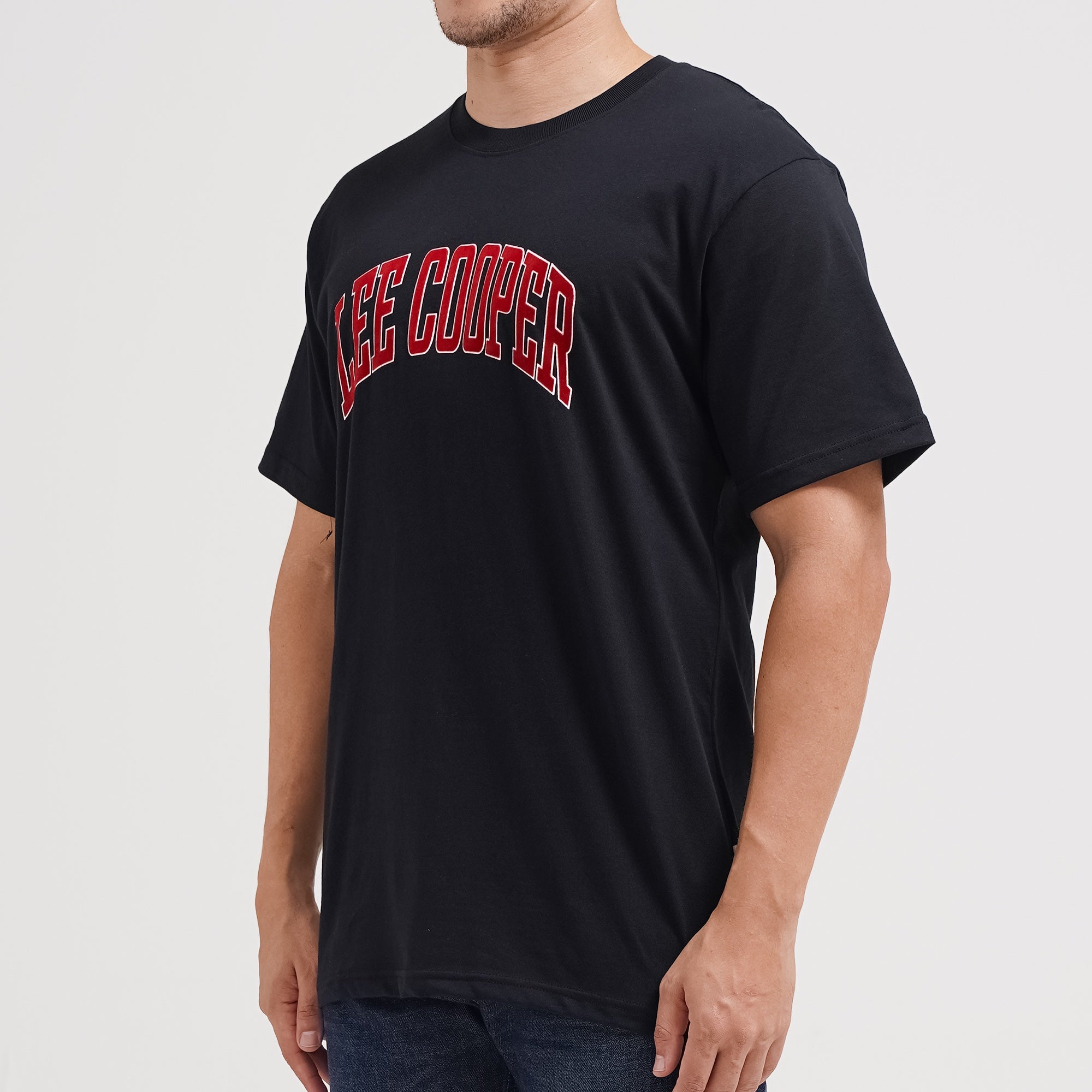 Lee Cooper T-Shirt Varsity Black