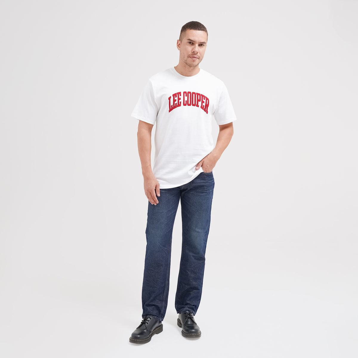 Lee Cooper T-Shirt Varsity White