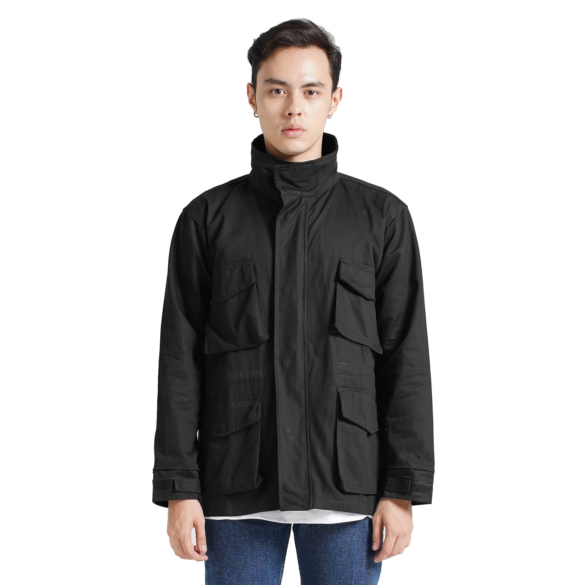 Lee Cooper Long Jacket Darnell Black
