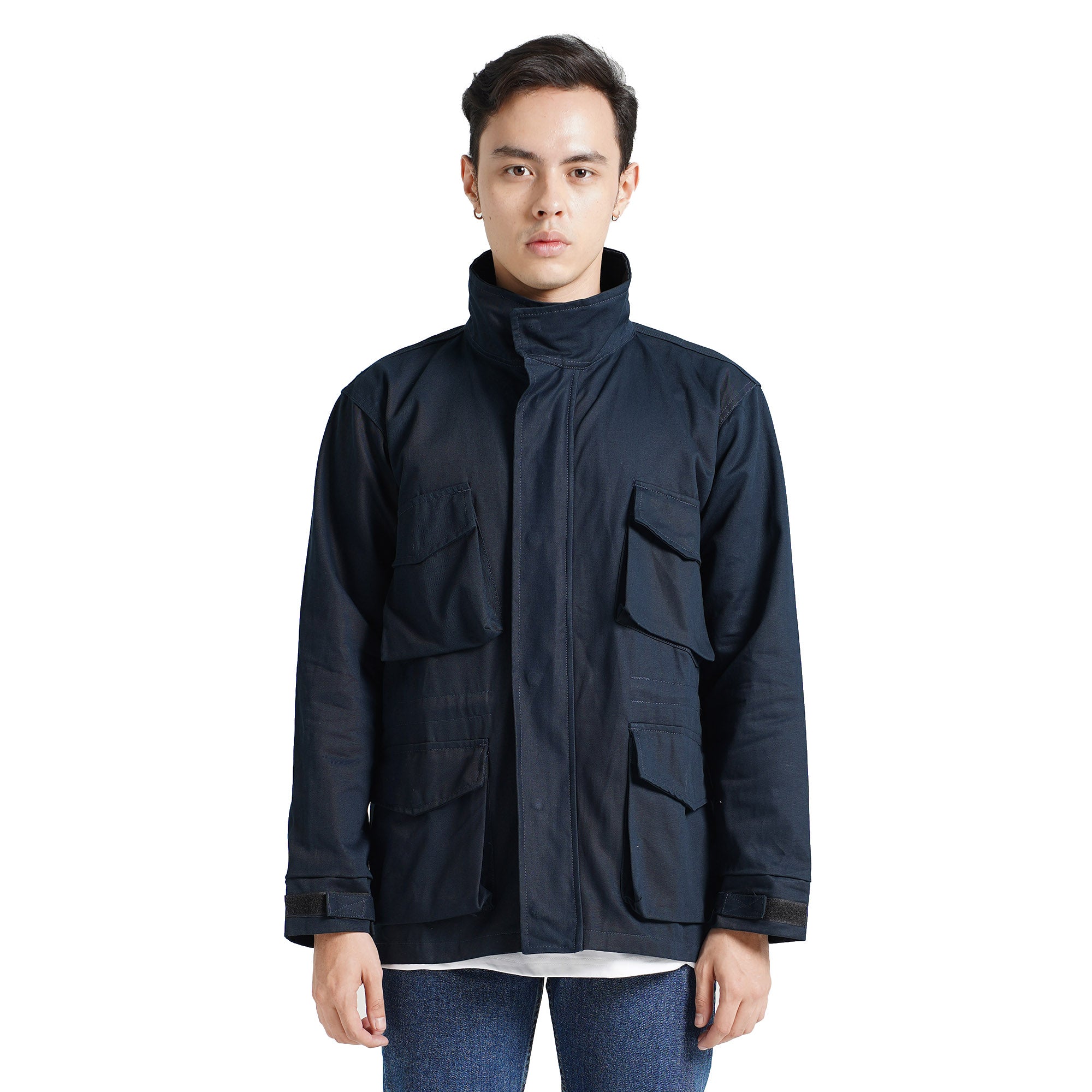 Lee Cooper Long Jacket Darnell Navy