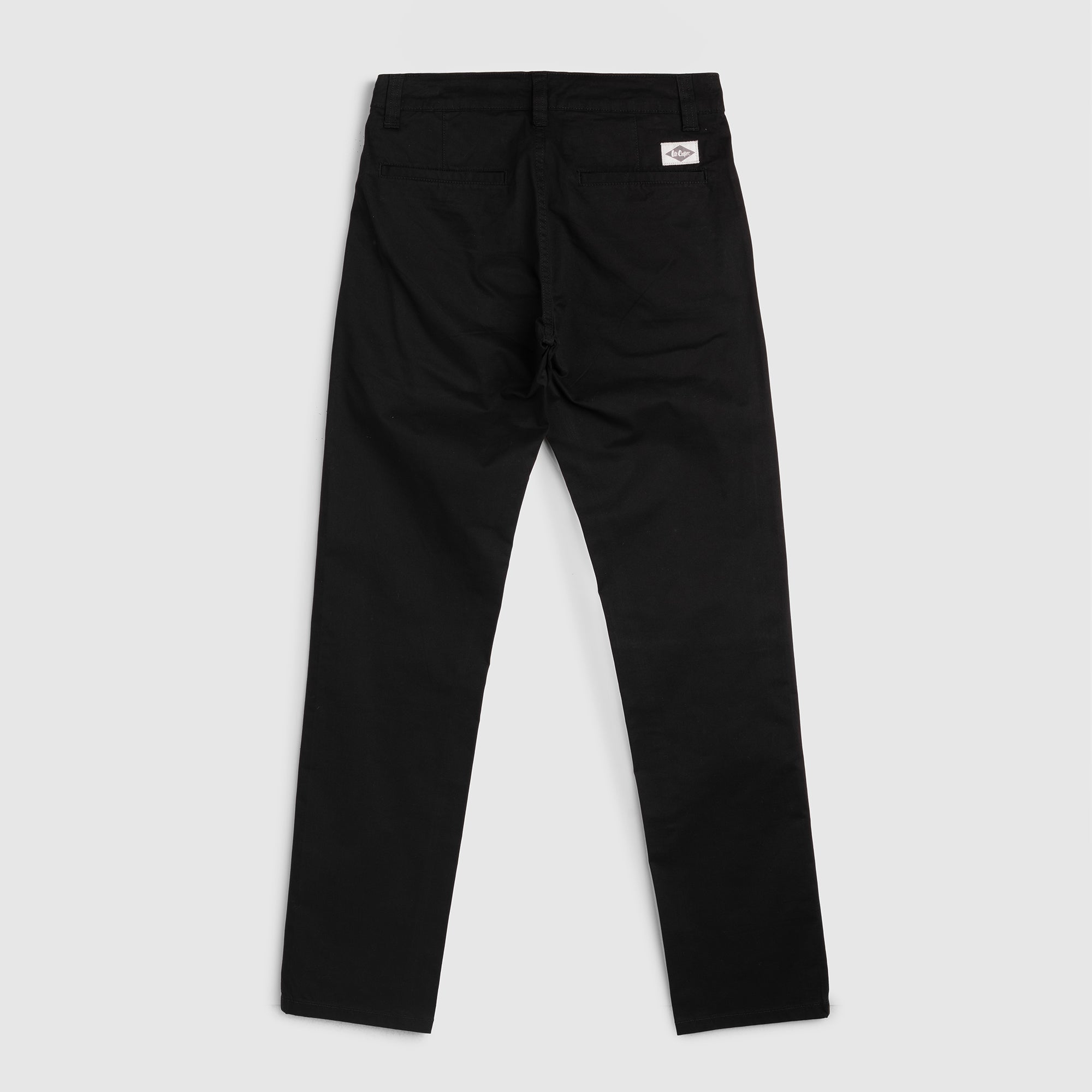 Lee Cooper Long Chino Slim Fit Black