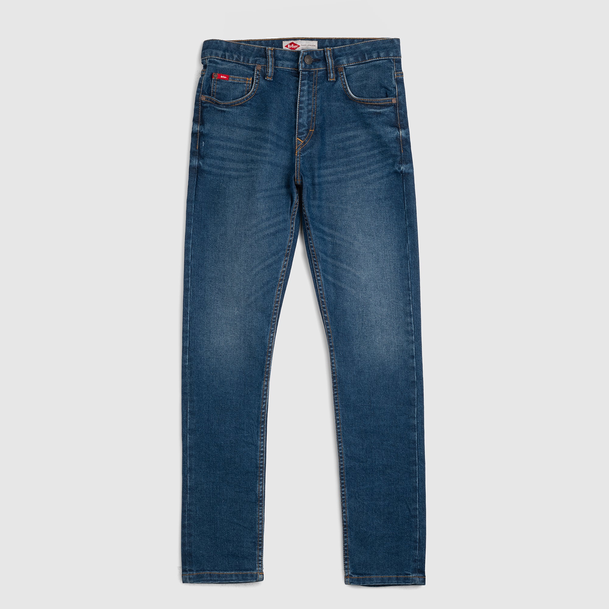 Lee Cooper Slim Fit Jeans Norris Worn Medium Blue Yodea