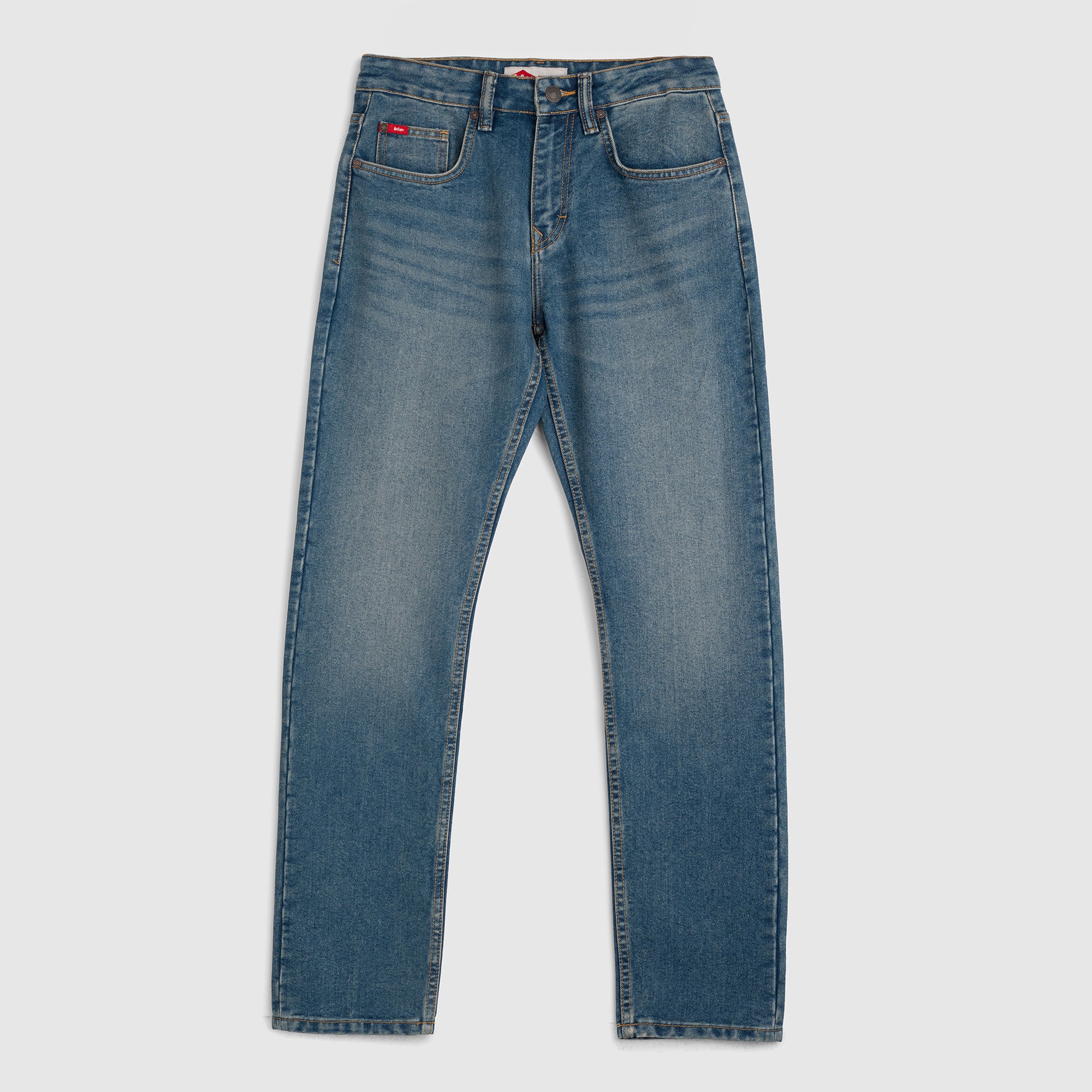 Lee Cooper Tapered Fit Jeans Arthur Worn Medium Blue 23