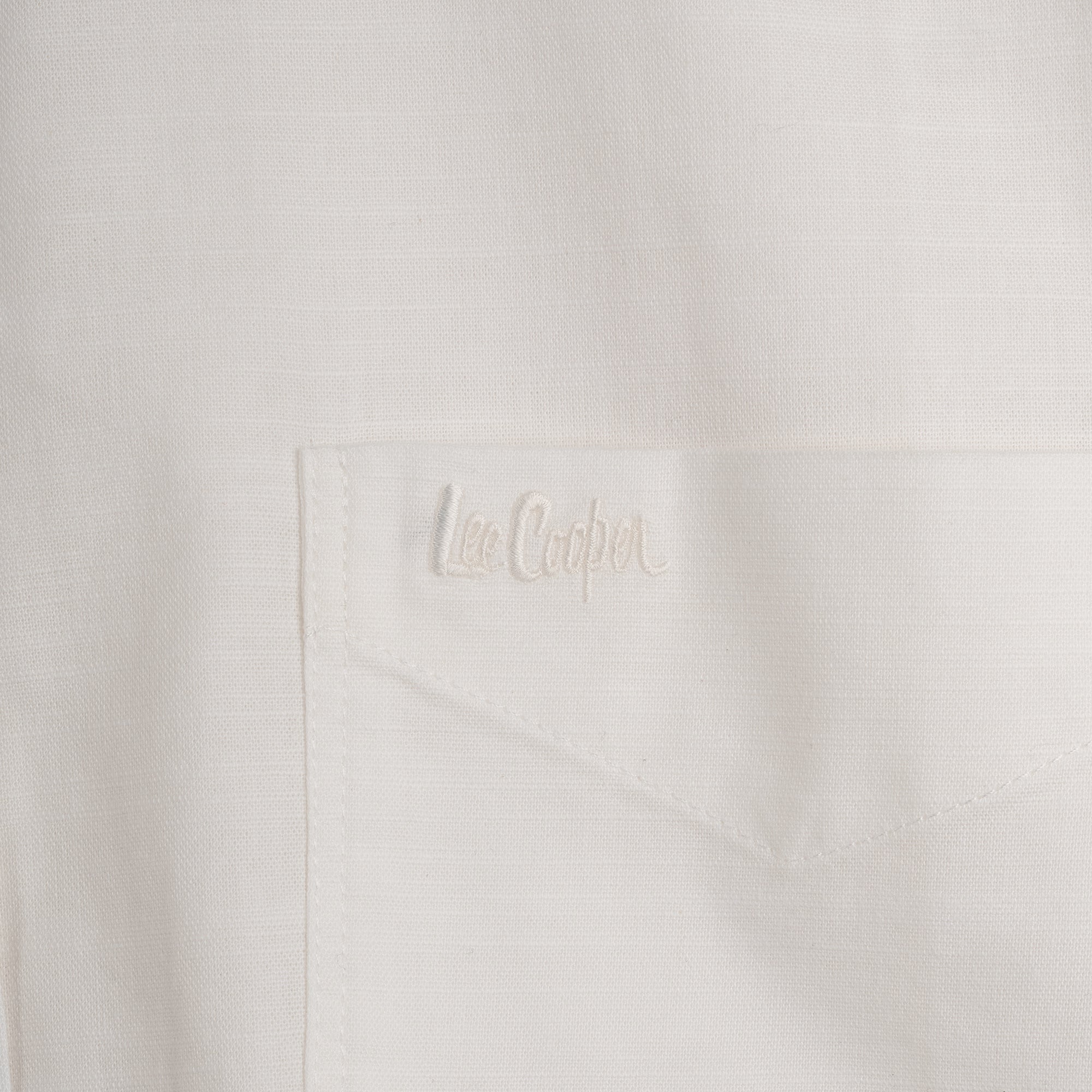 Lee Cooper Short Shirt Marlow White