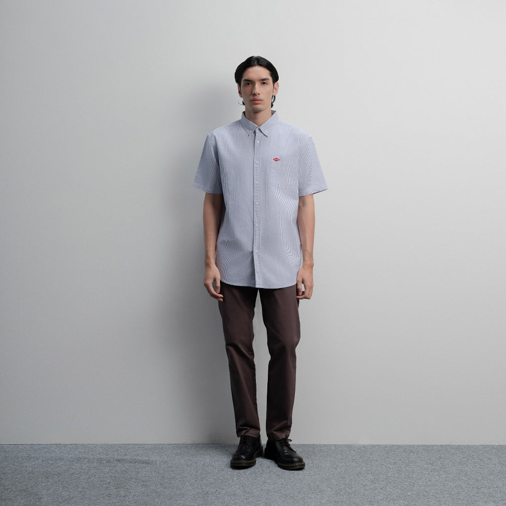 Lee Cooper Short Shirt Osmond Blue White
